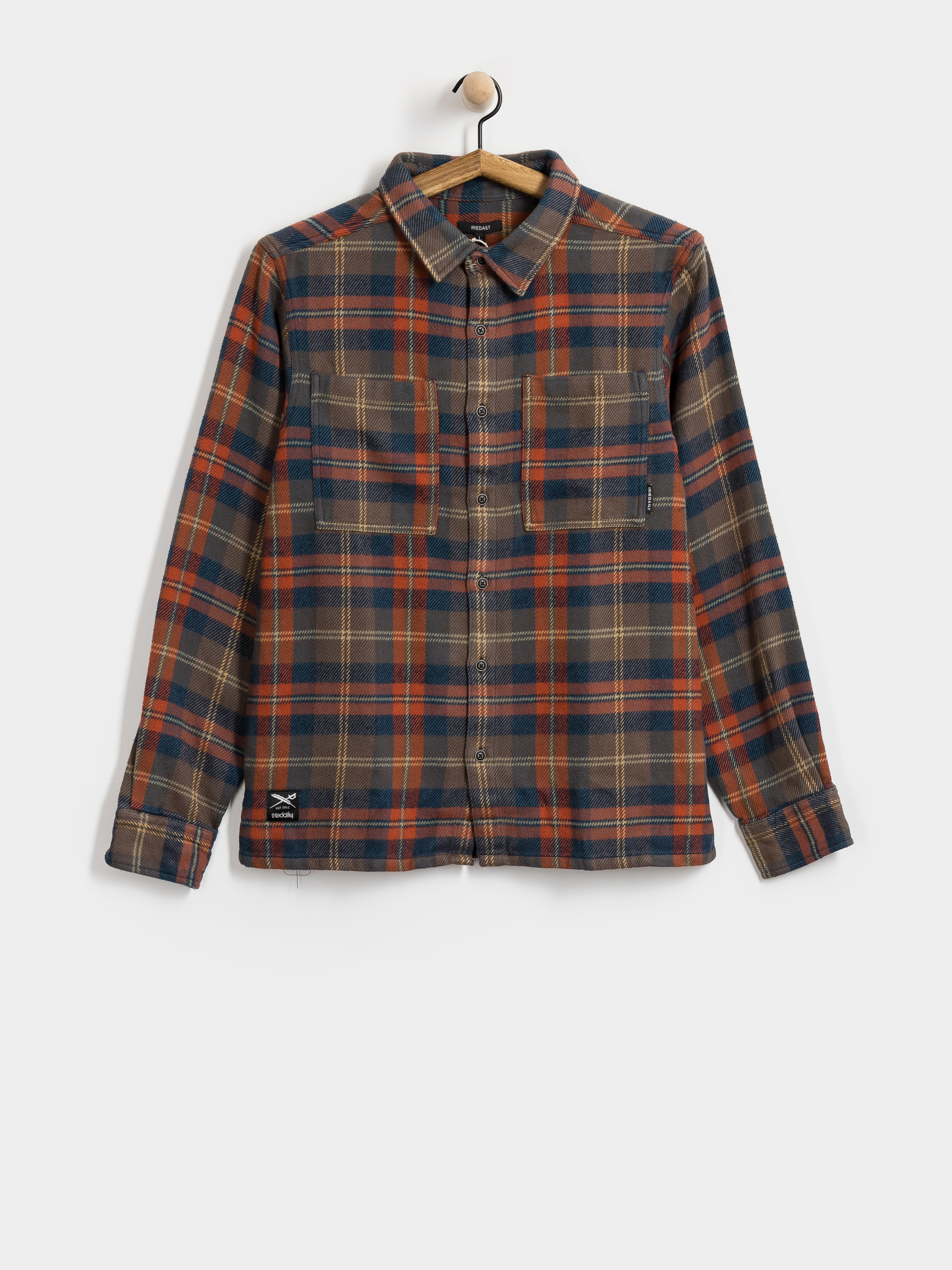 Сорочка Iriedaily Chillax Lumber (navy)