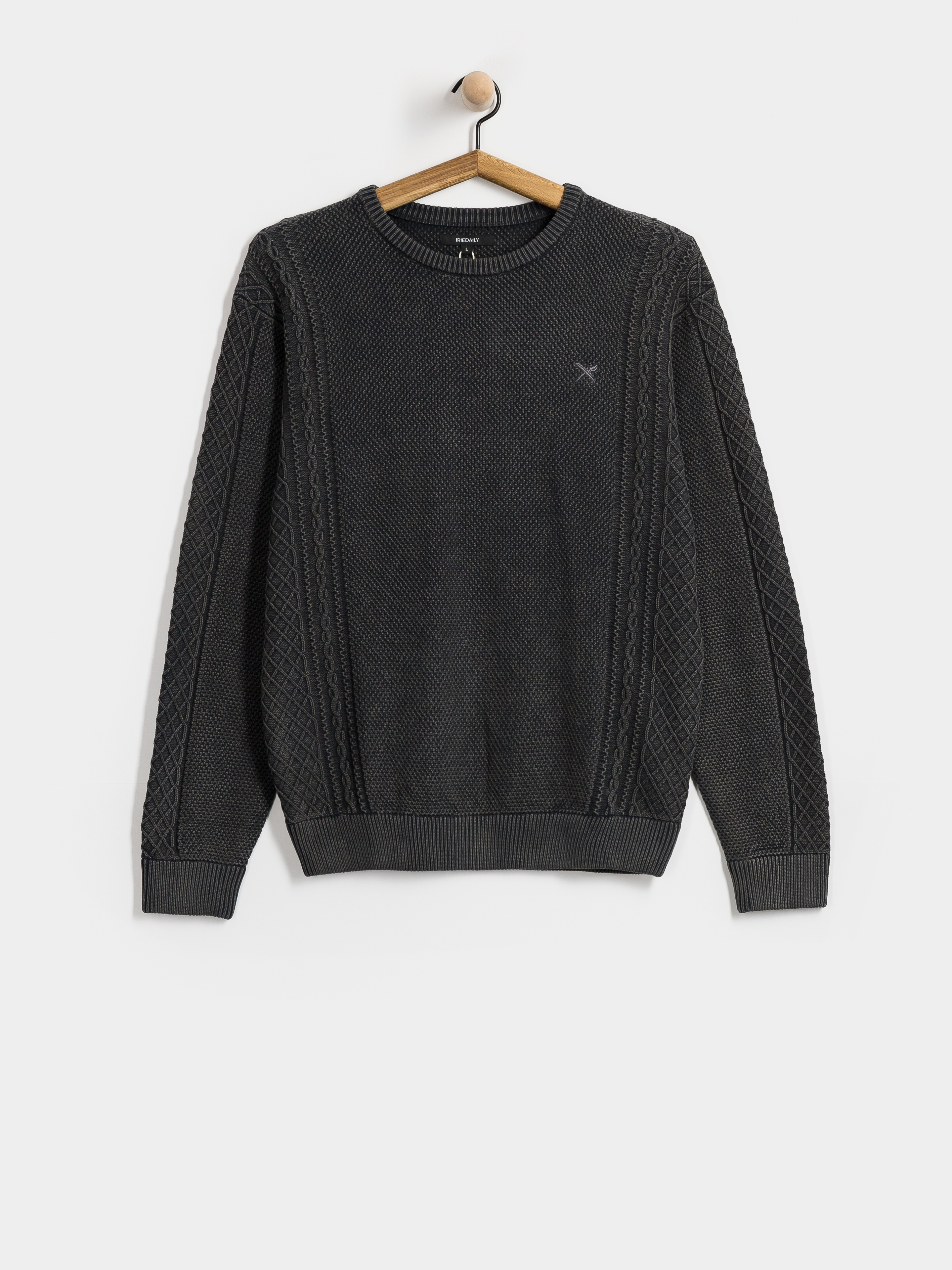 Светр Iriedaily Vintage Structure (black wash)