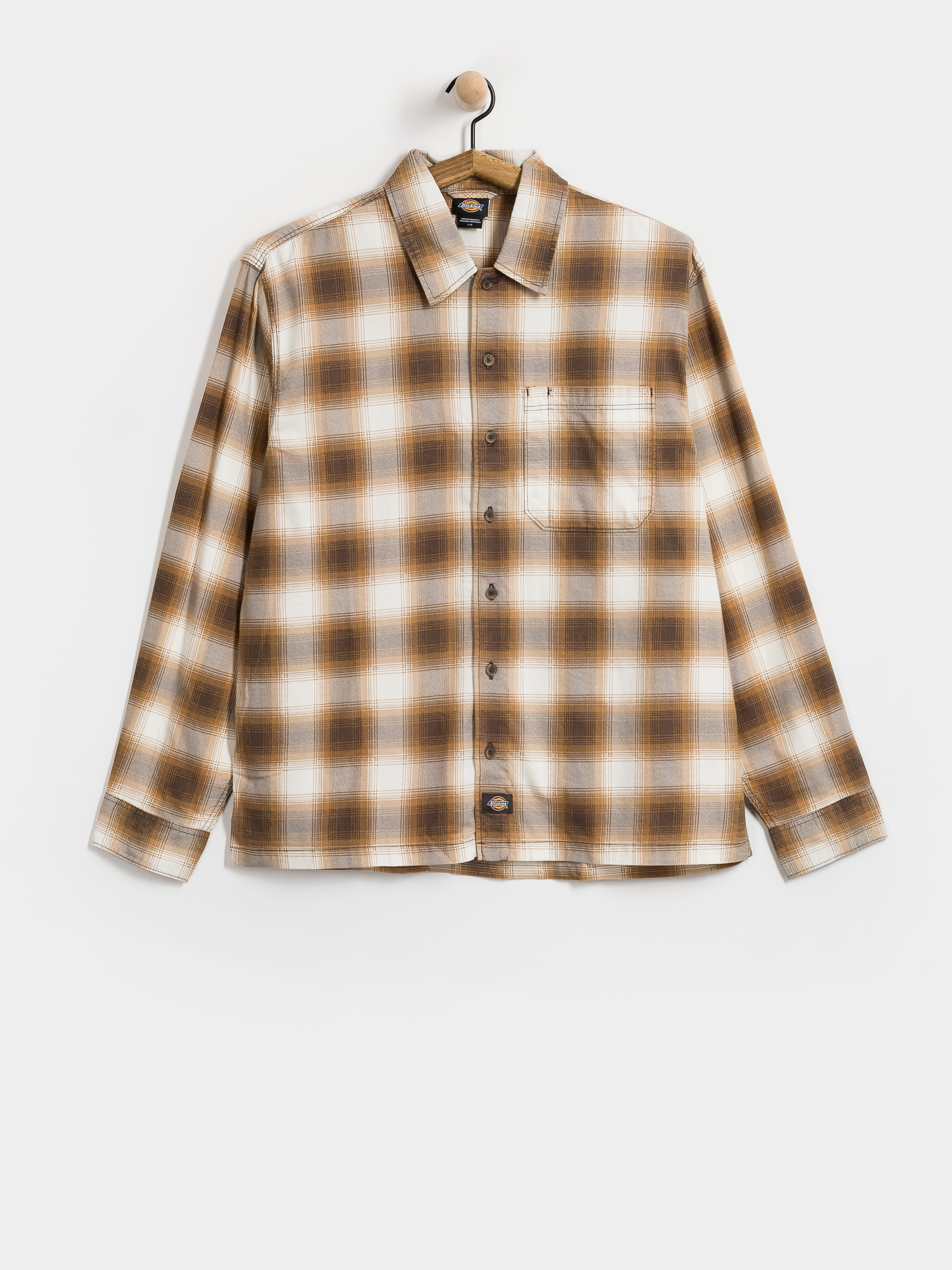 Сорочка Dickies Gulfport Flannel (chocolate brown)