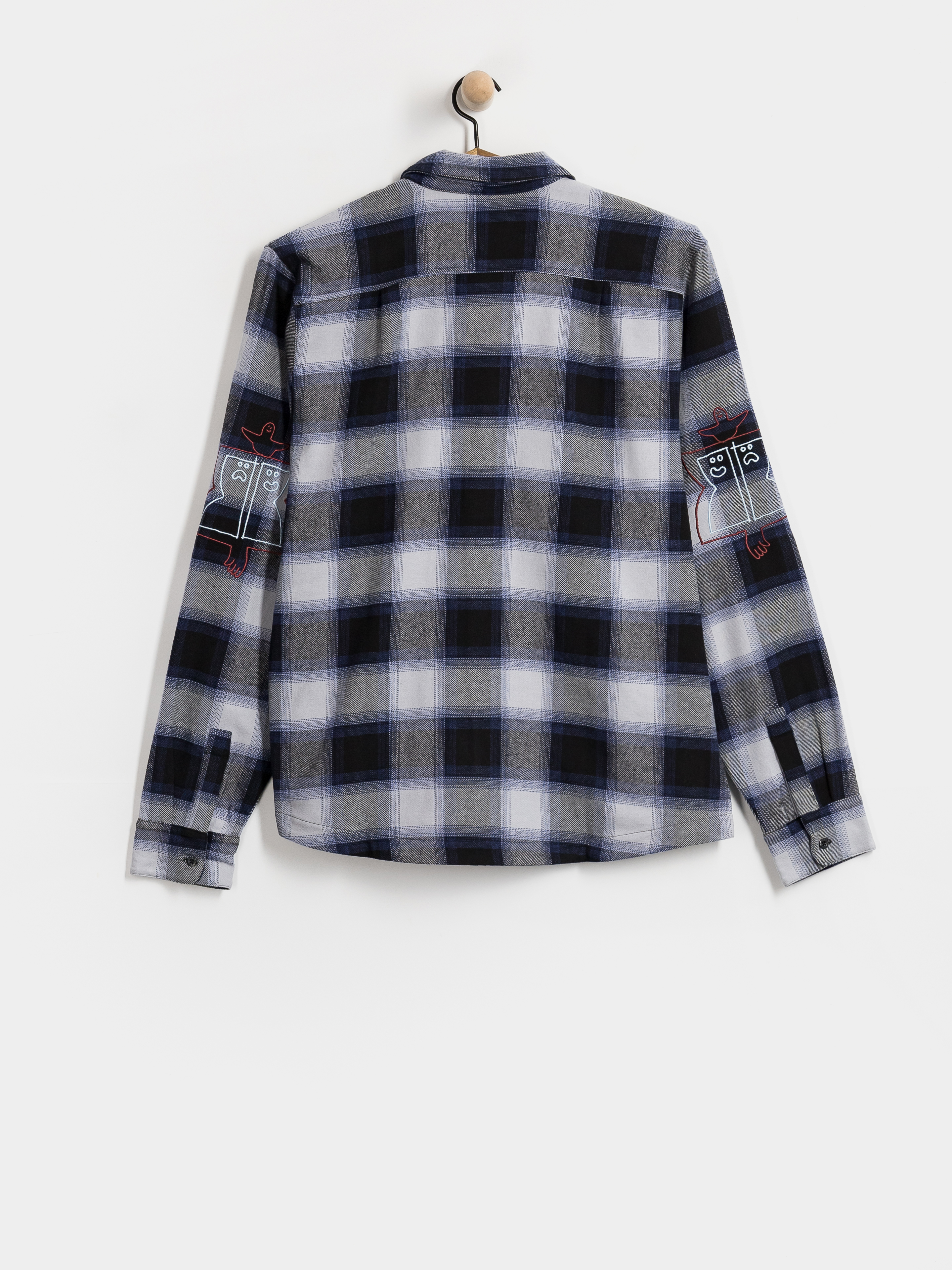 Сорочка adidas Gonz Flannel (black/mutprp/halsil)