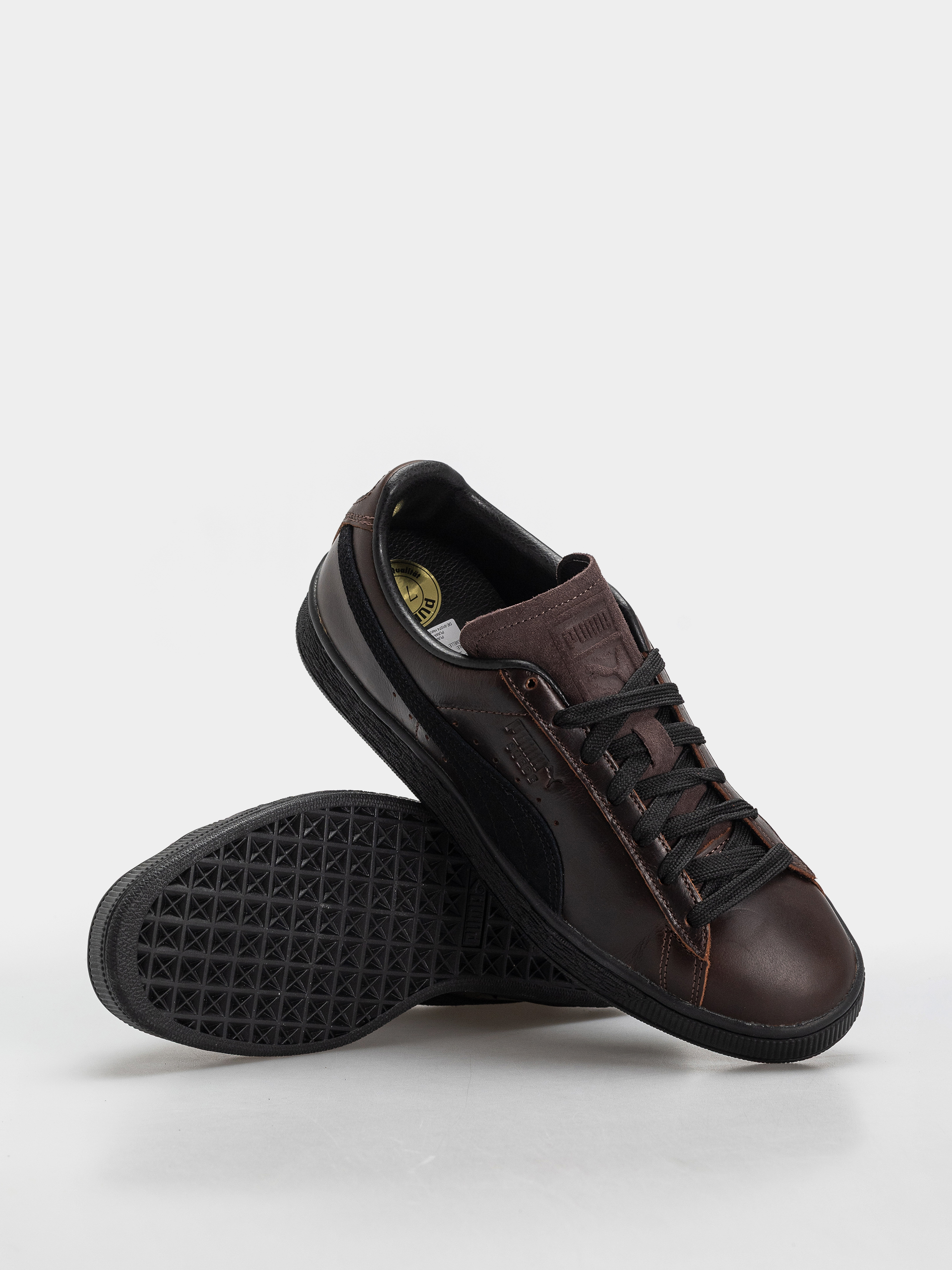 Взуття Puma Suede Dressed (leather brown/puma black)