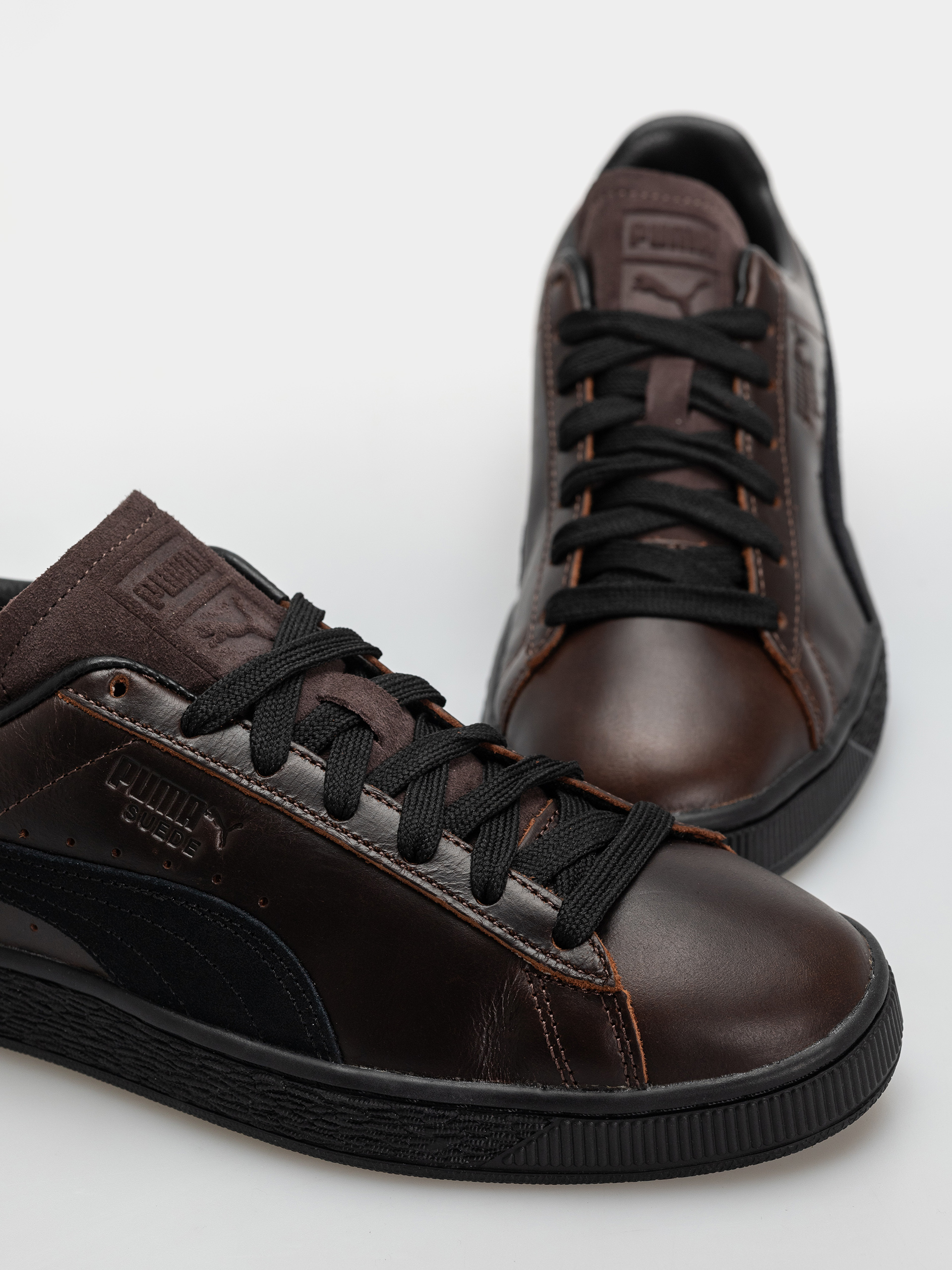 Взуття Puma Suede Dressed (leather brown/puma black)
