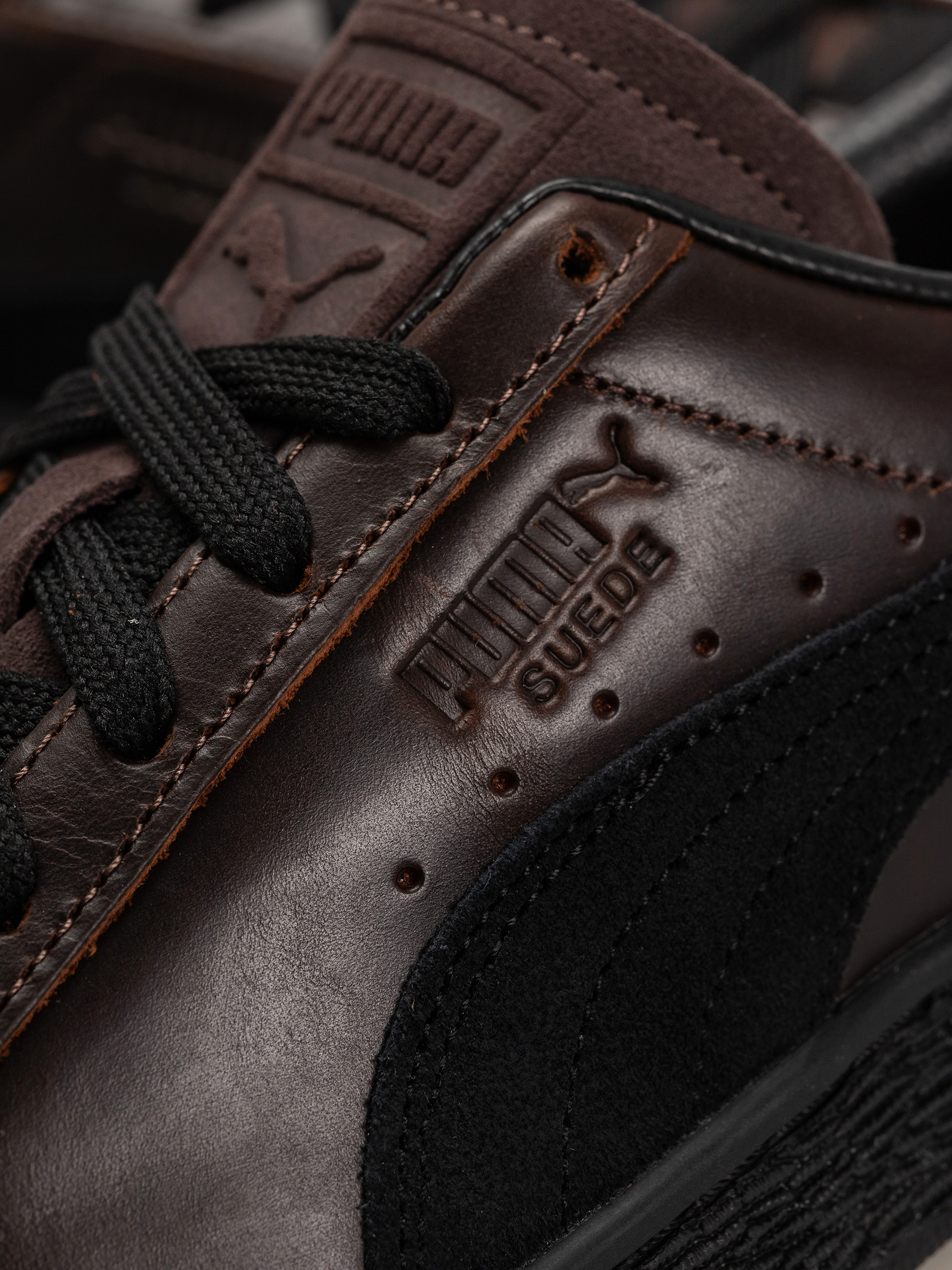 Взуття Puma Suede Dressed (leather brown/puma black)