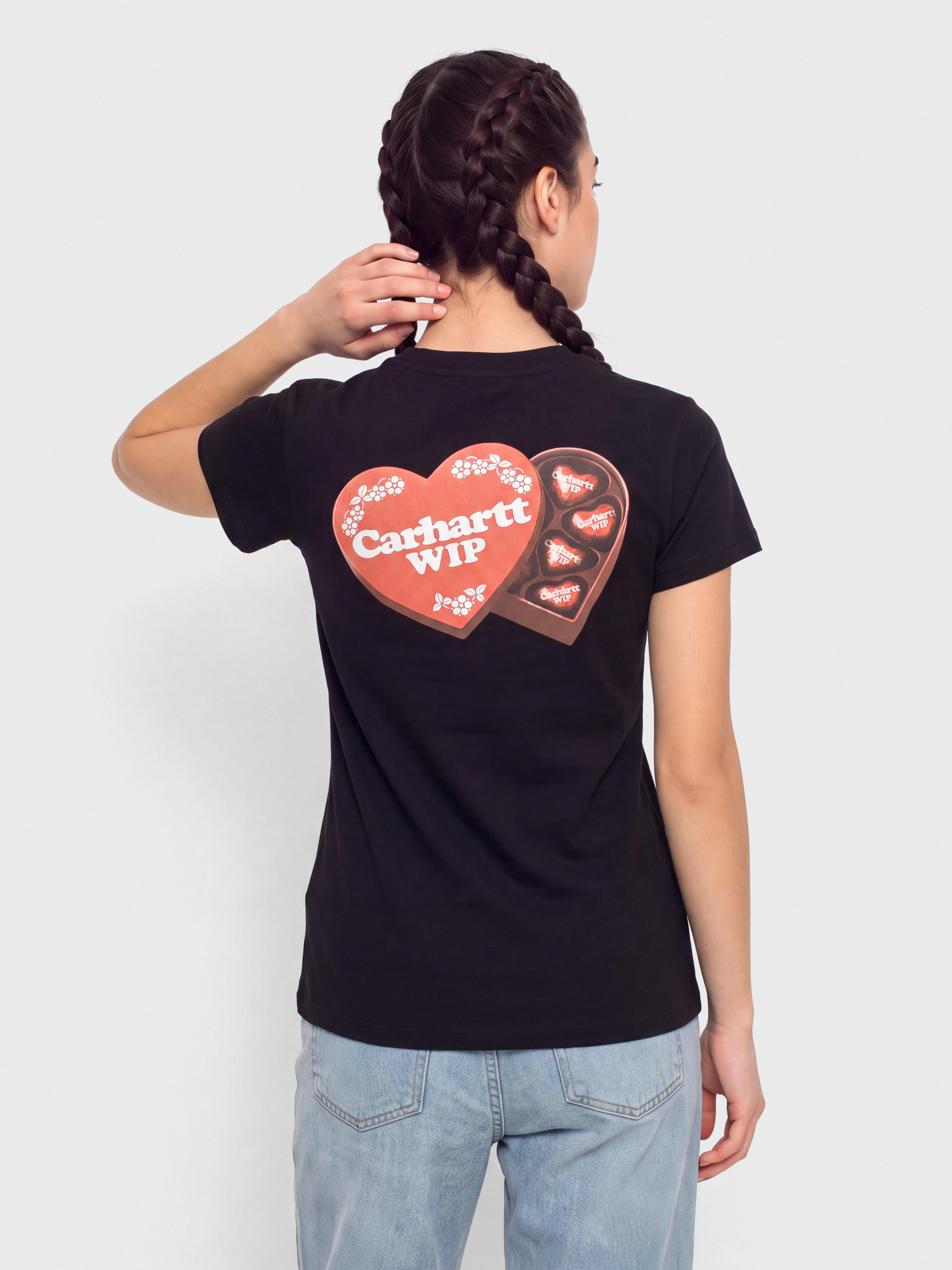 Футболка Carhartt WIP Hartt Case Wmn (black)
