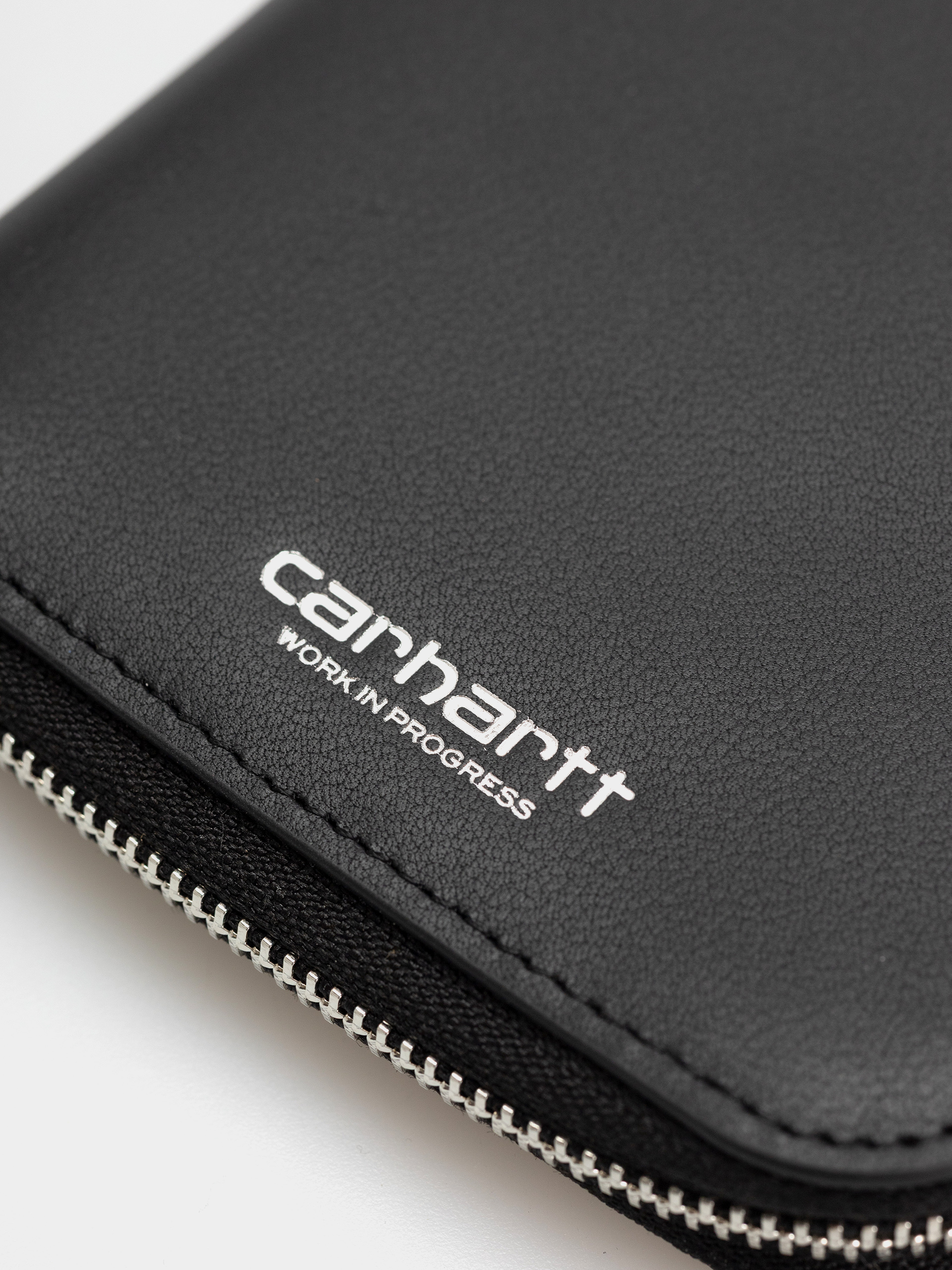 Гаманець Carhartt WIP Leather (black/silver)