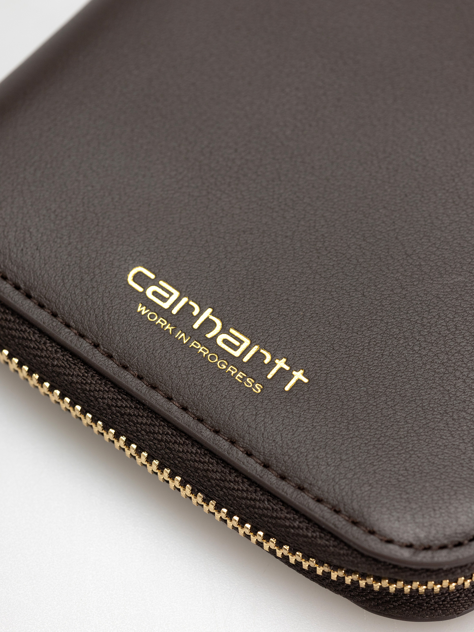 Гаманець Carhartt WIP Leather (tobacco/gold)