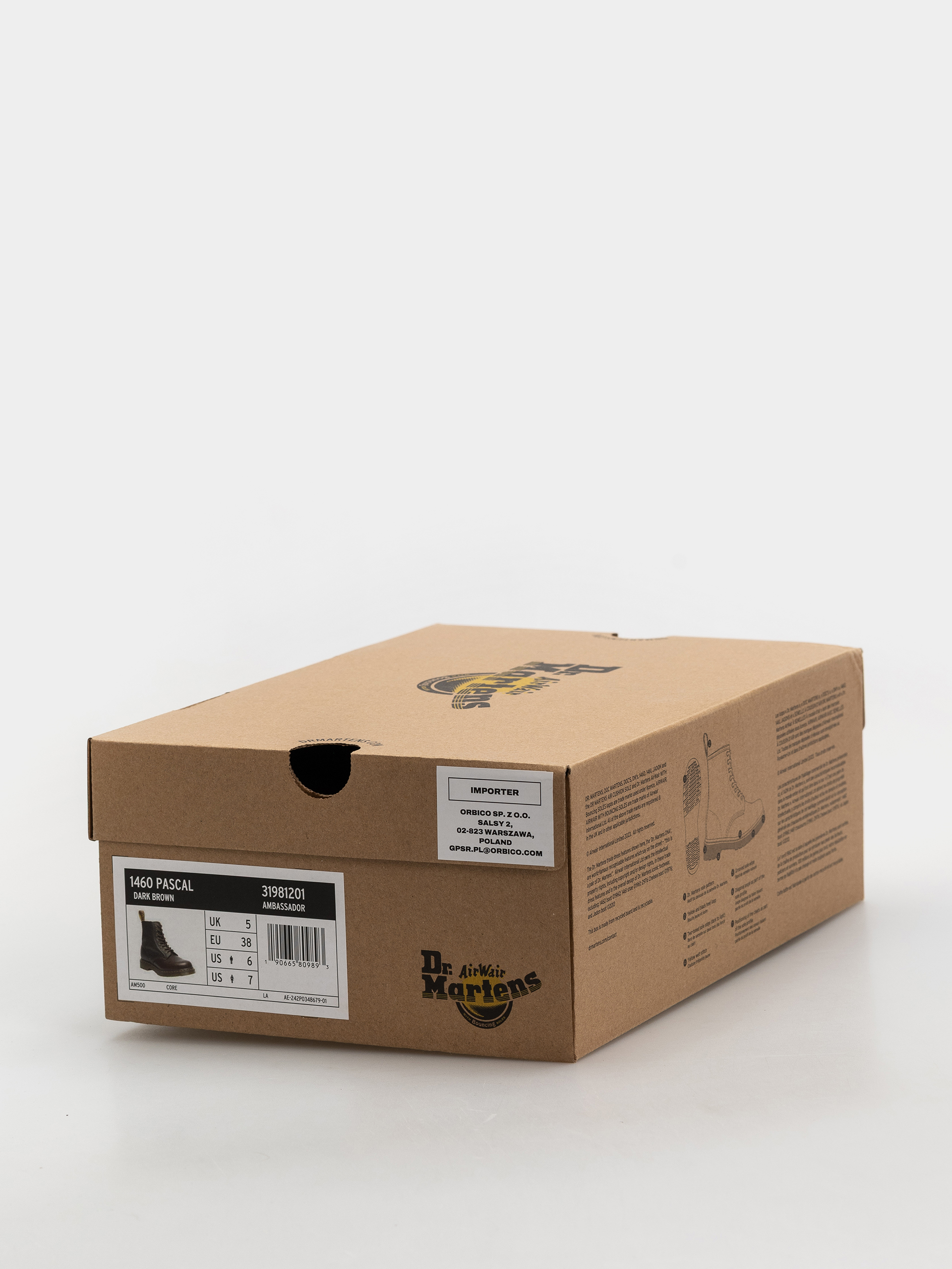 Взуття Dr. Martens 1460 Pascal (dark brown)
