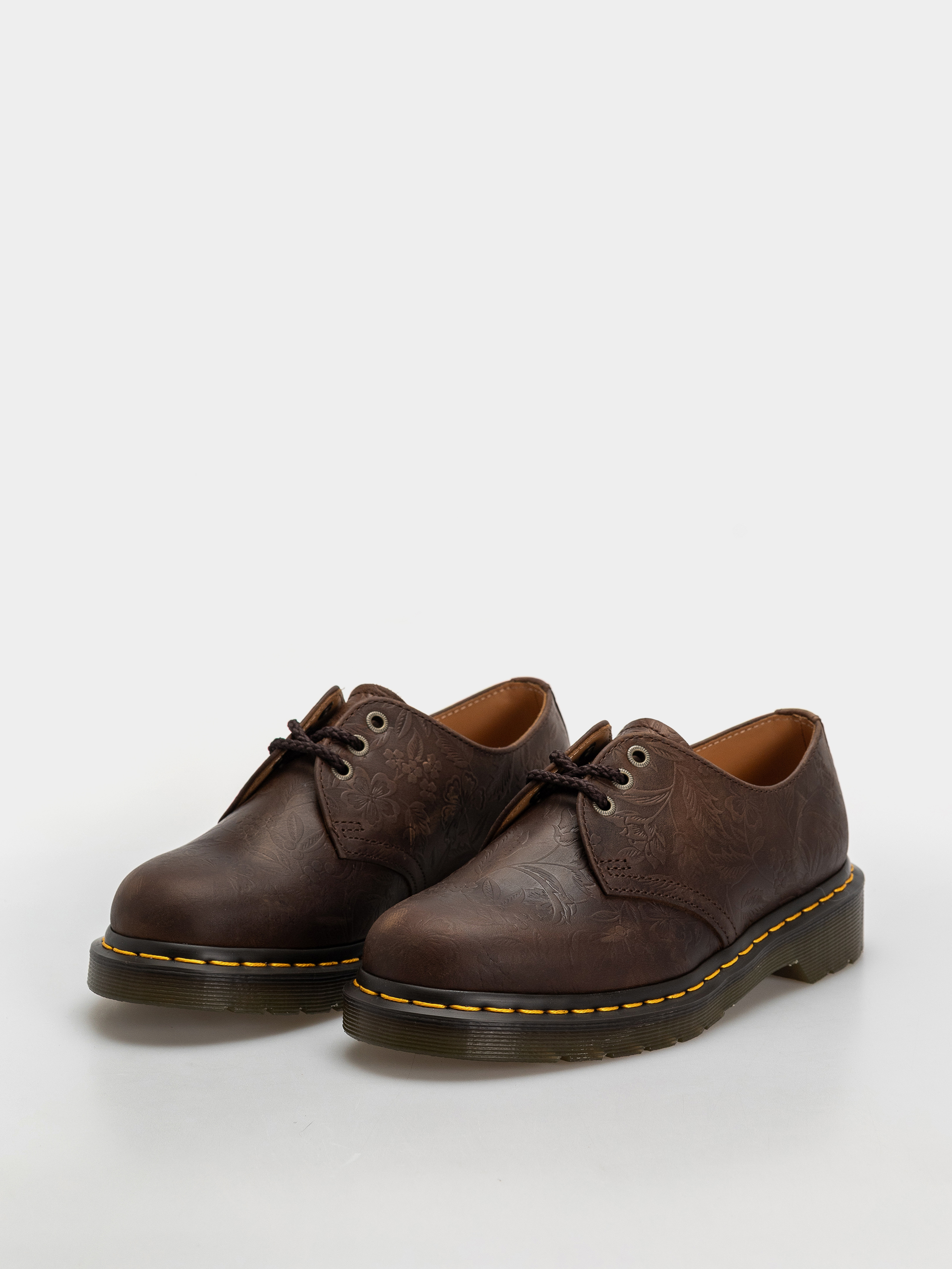 Взуття Dr. Martens 1461 Emboss Floral Wmn (dark brown)