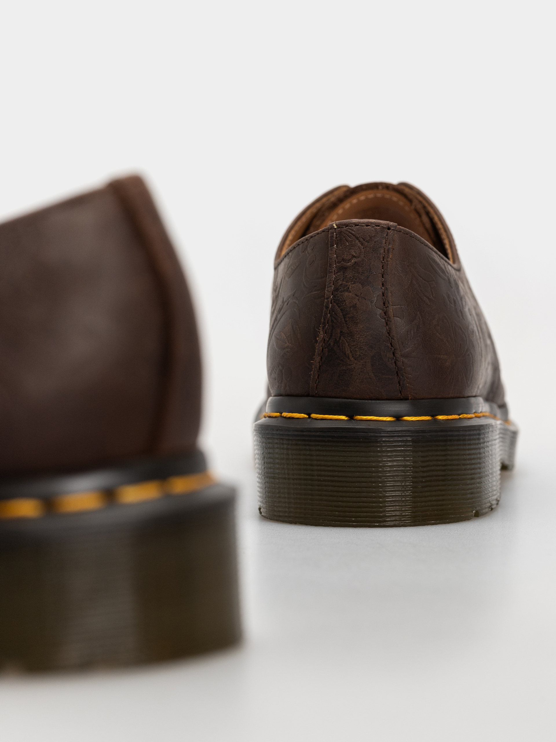 Взуття Dr. Martens 1461 Emboss Floral Wmn (dark brown)