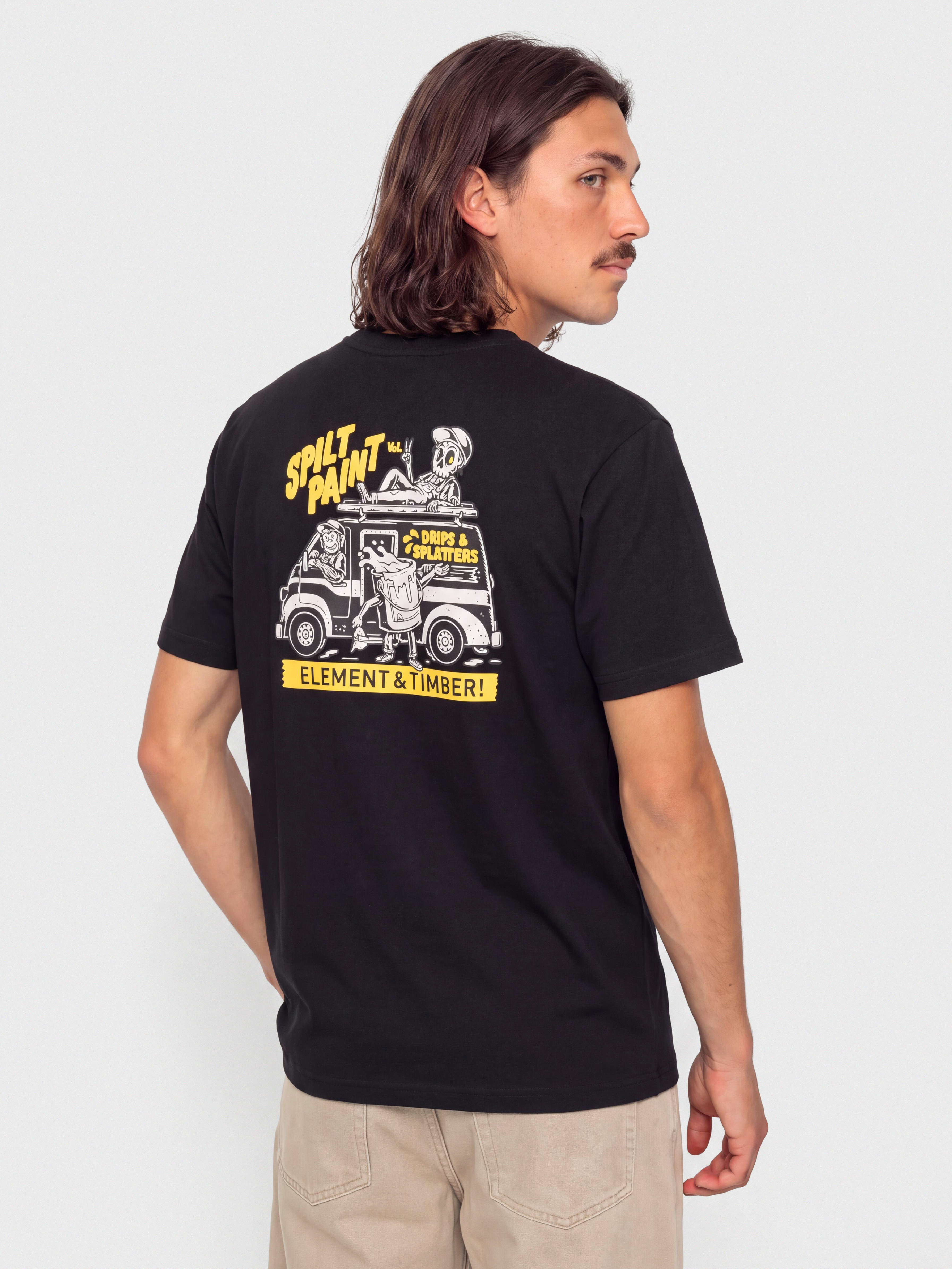 Футболка Element Timber Van (flint black)