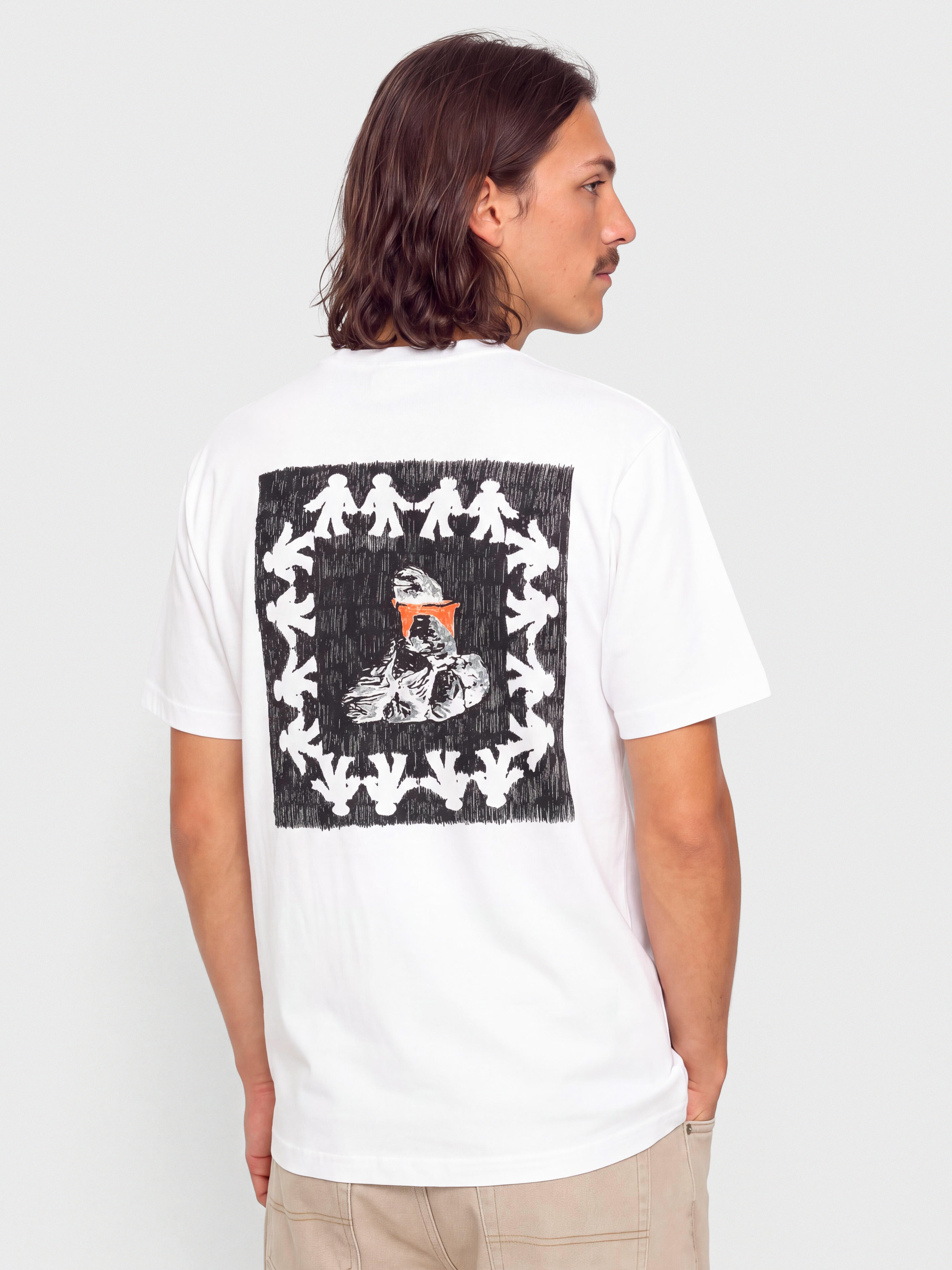 Футболка Polar Skate Trash Rite (white)