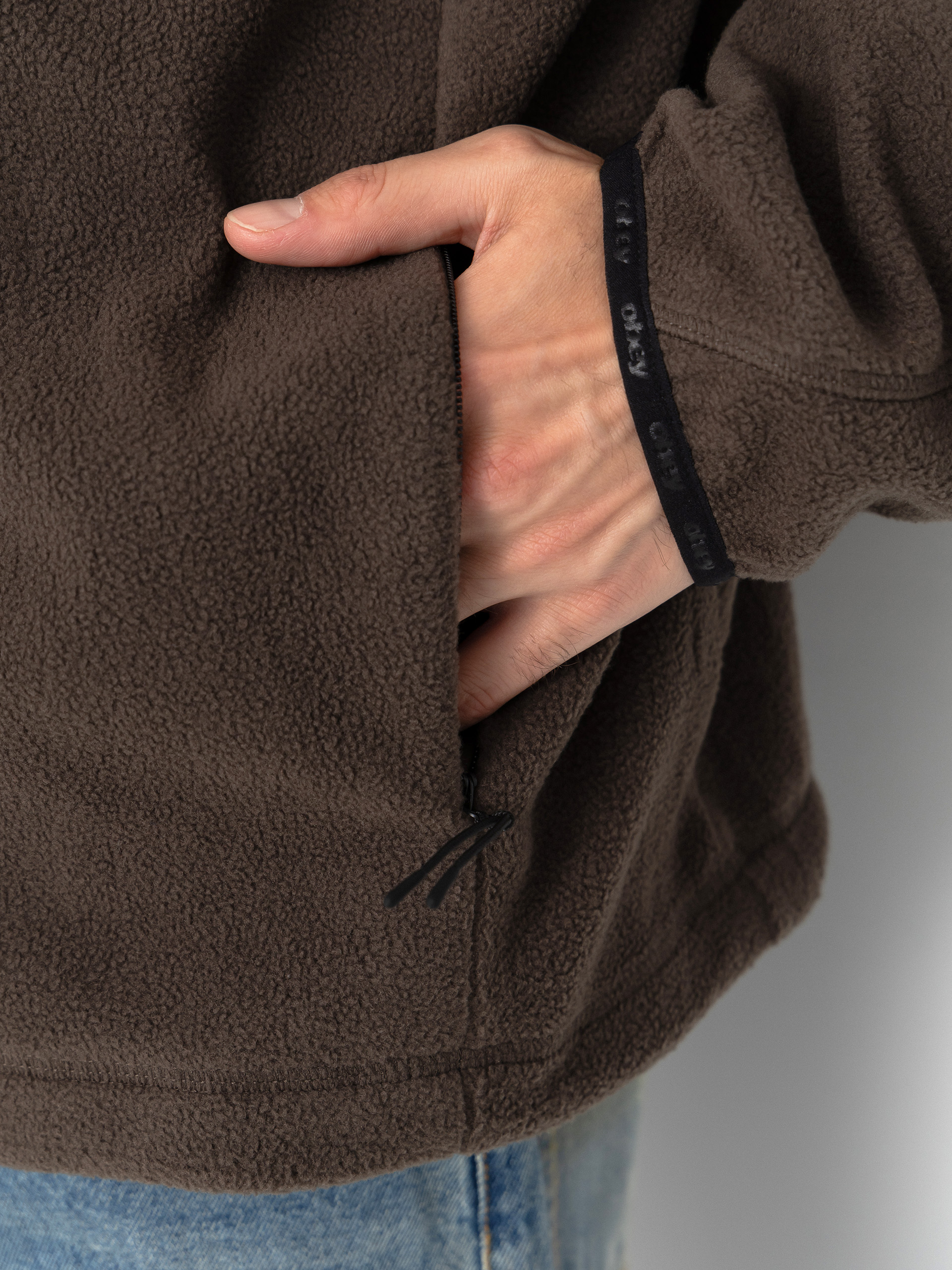 Чоловічий Флісовий светр OBEY Vetta Pullover (andesite)