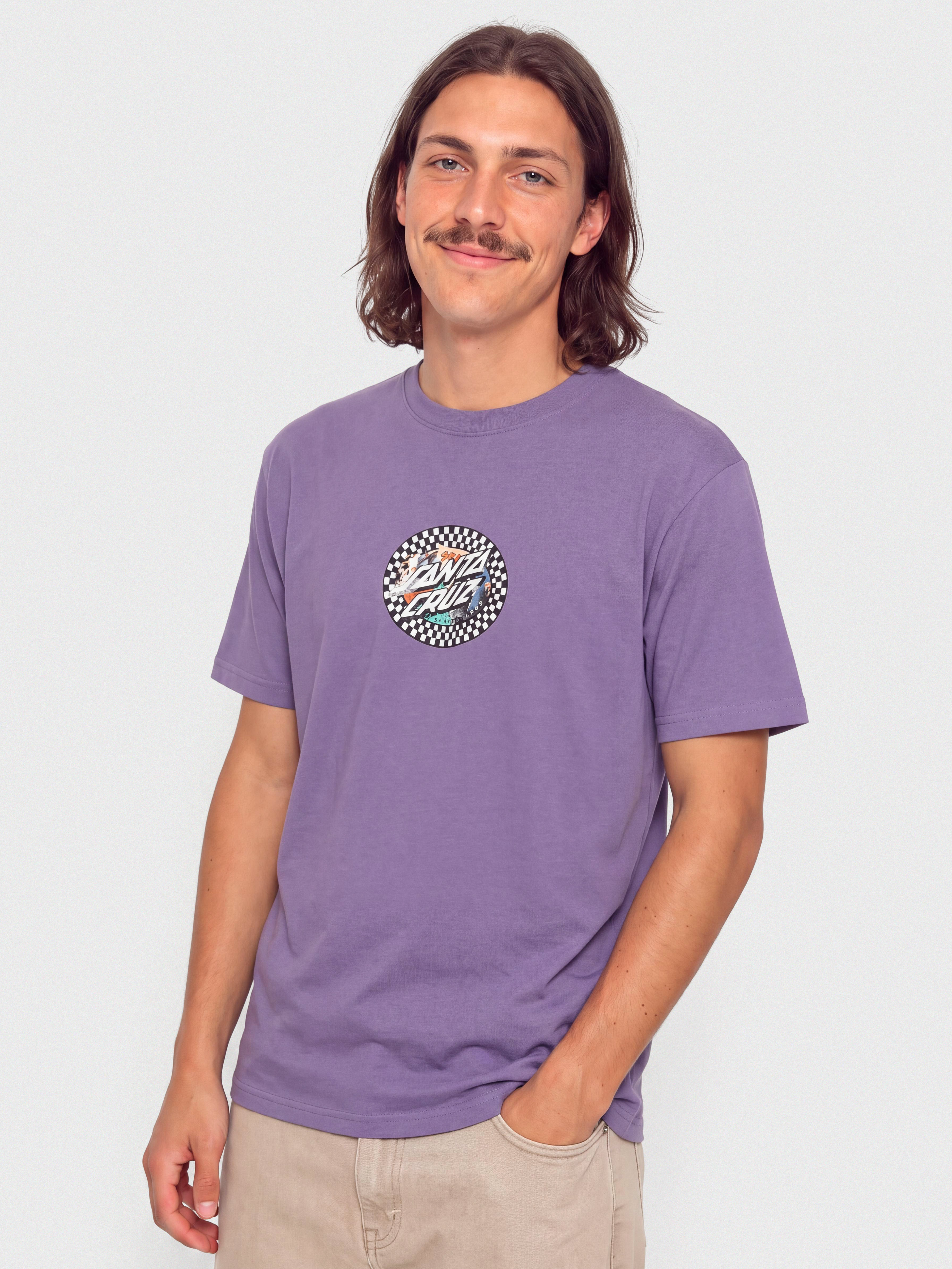 Футболка Santa Cruz Collage Oval Dot (purple haze)