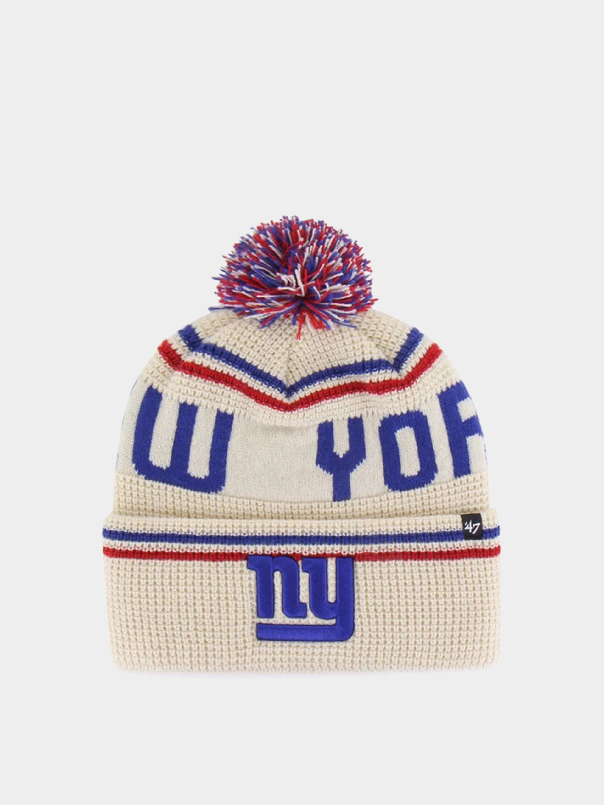 Шапка 47 Brand Quattrle Cuff Knit New York Giants (natural)