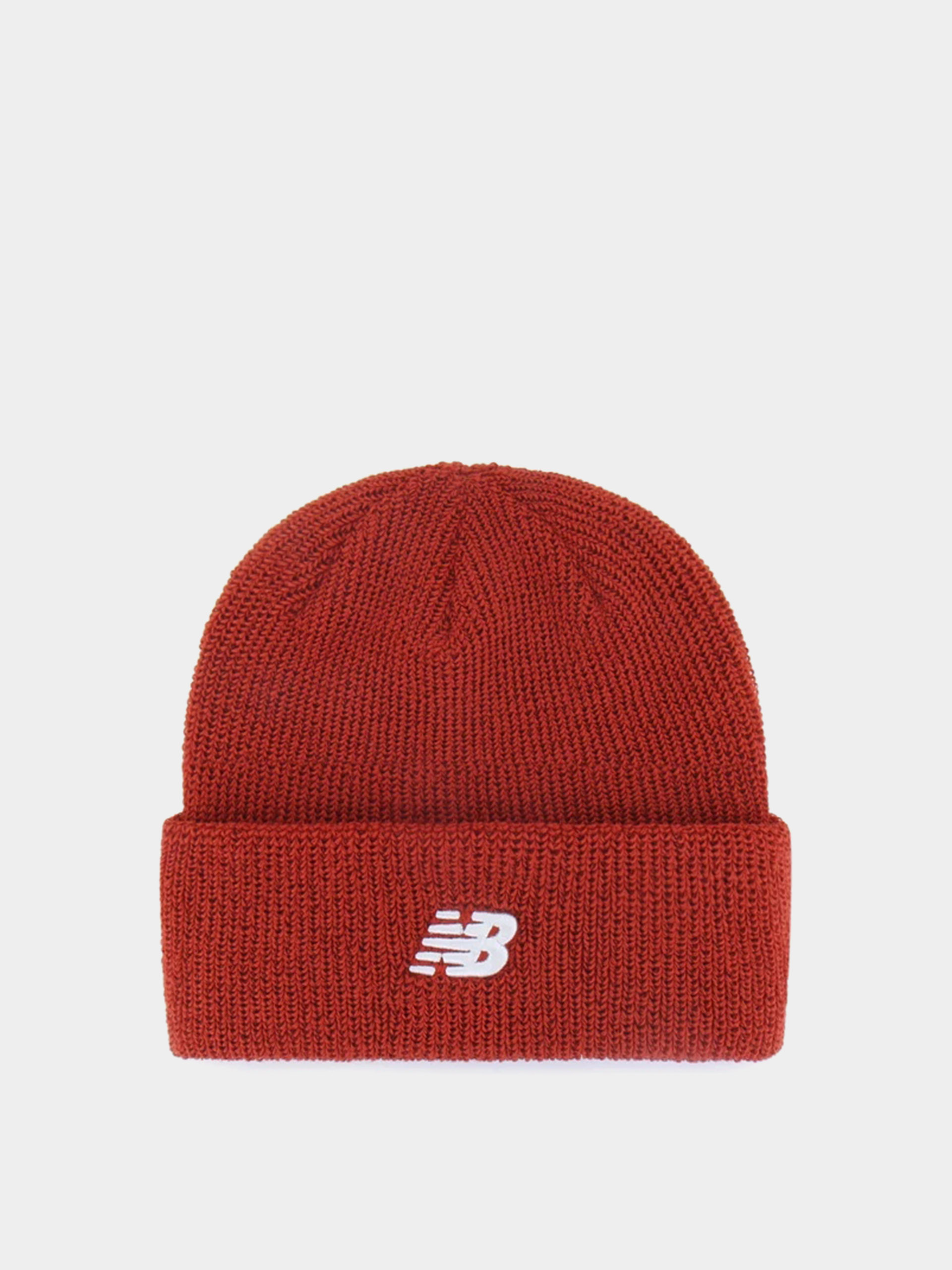 Шапка 47 Brand X NB Core Cuff Knit (hot tomato w/ white)