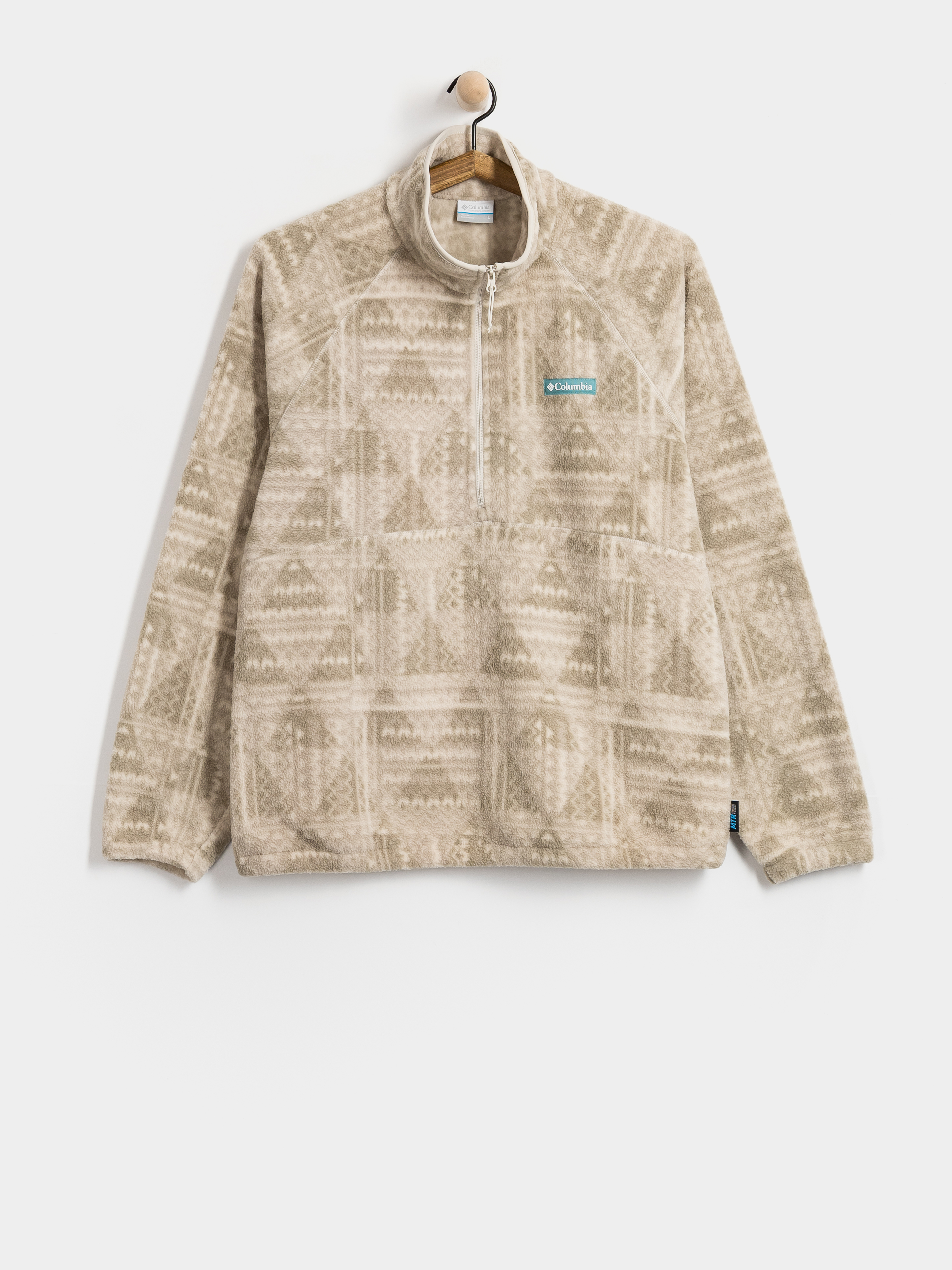 Чоловічий Флісовий светр Columbia Timber Crest MTR Printed Half Zip (dark stone/geomix)