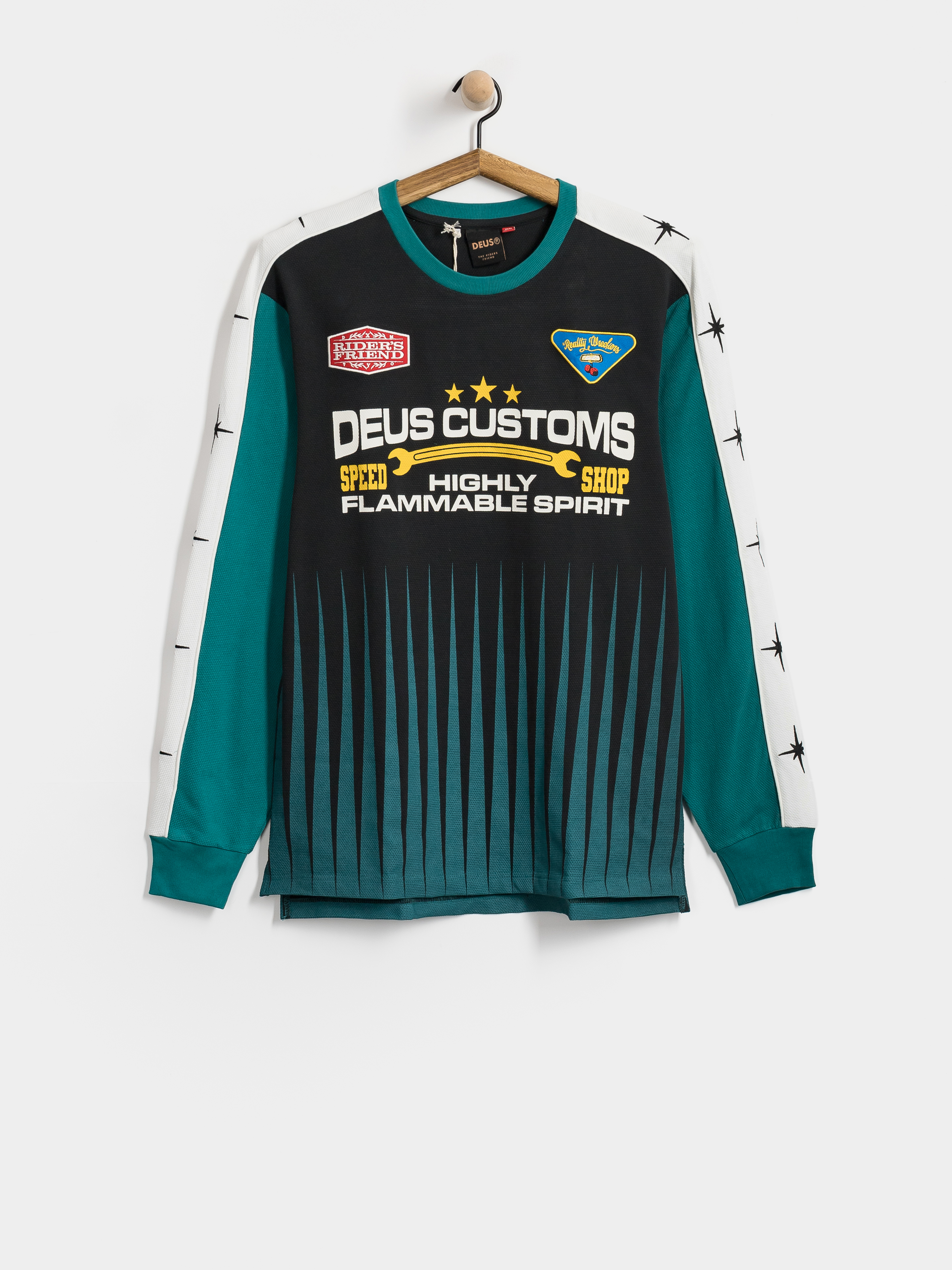 Лонгслів Deus Ex Machina Trife Life Moto Jersey (black)