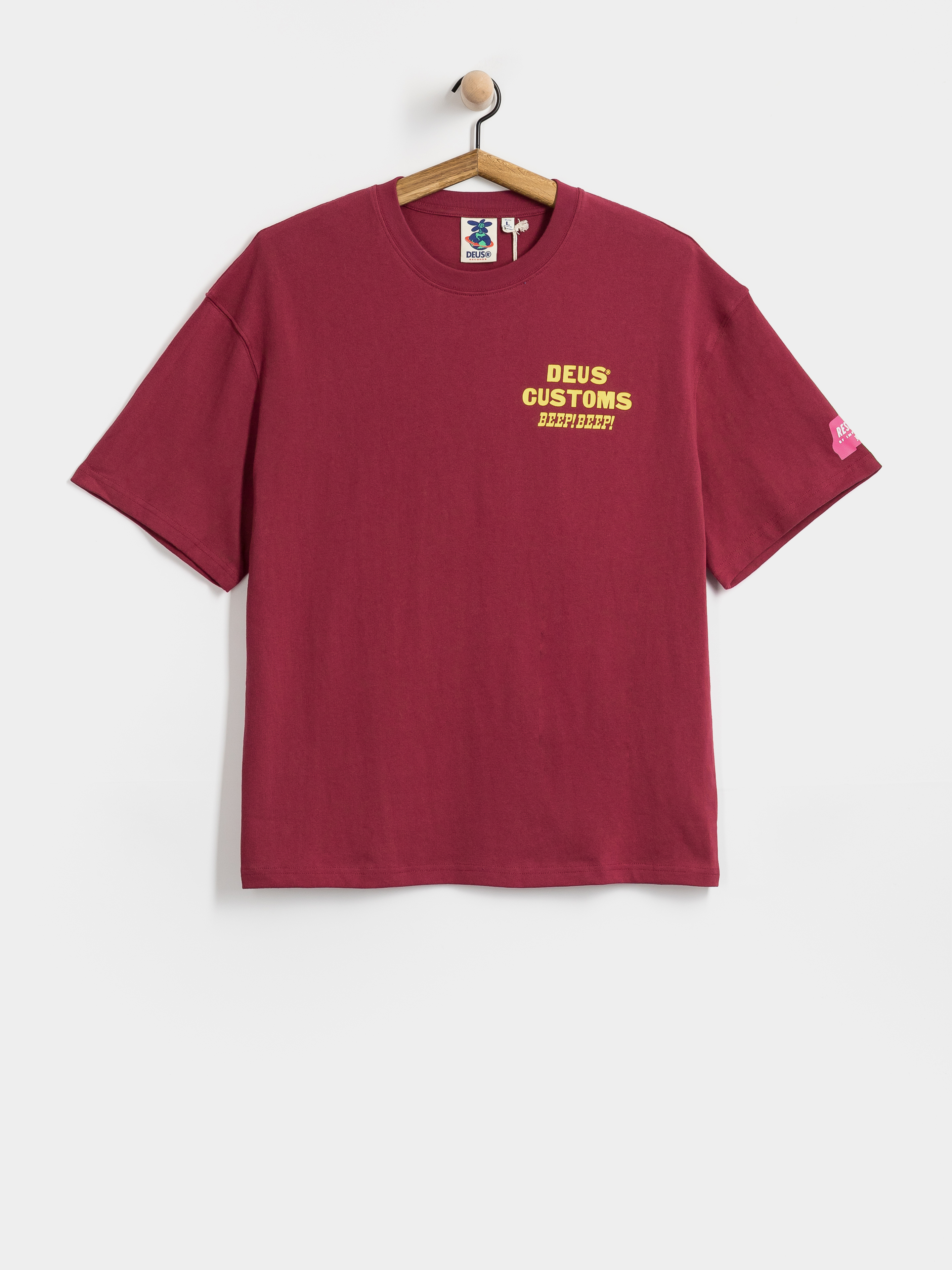 Футболка Deus Ex Machina Bloomers Os (biking red)