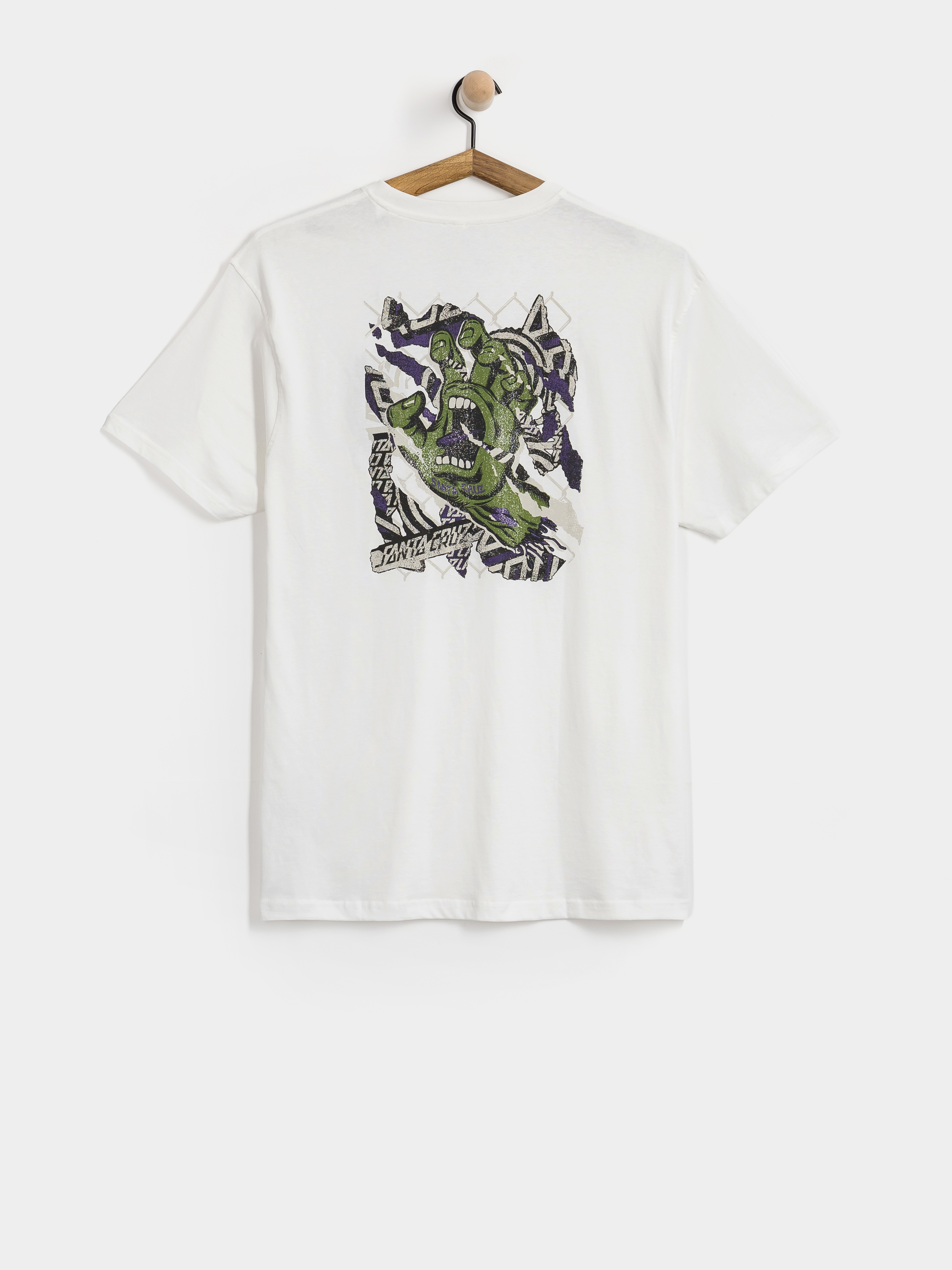 Футболка Santa Cruz Damaged Hand (white)
