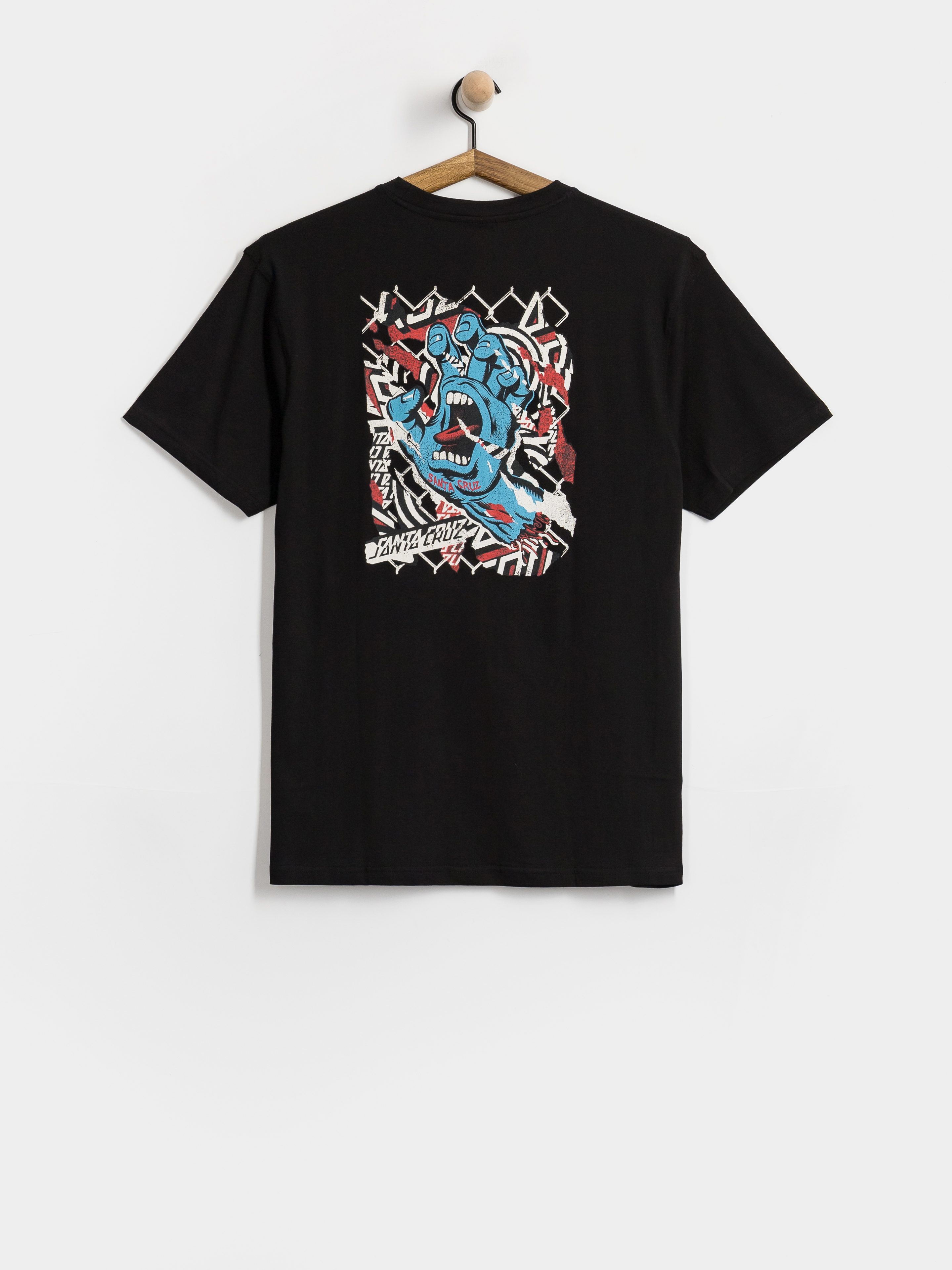 Футболка Santa Cruz Damaged Hand (black)