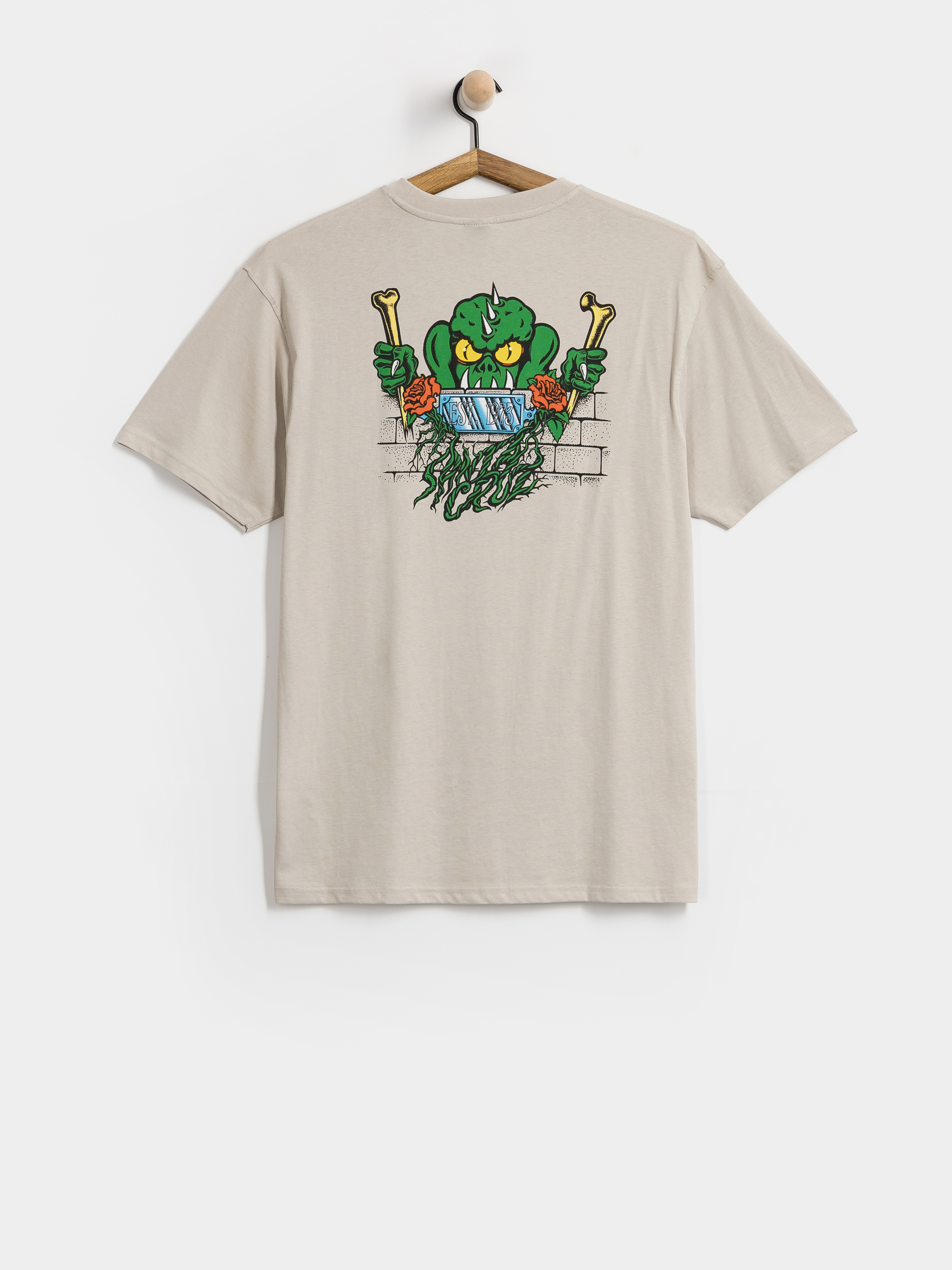 Футболка Santa Cruz Rankine Monster (warm grey)