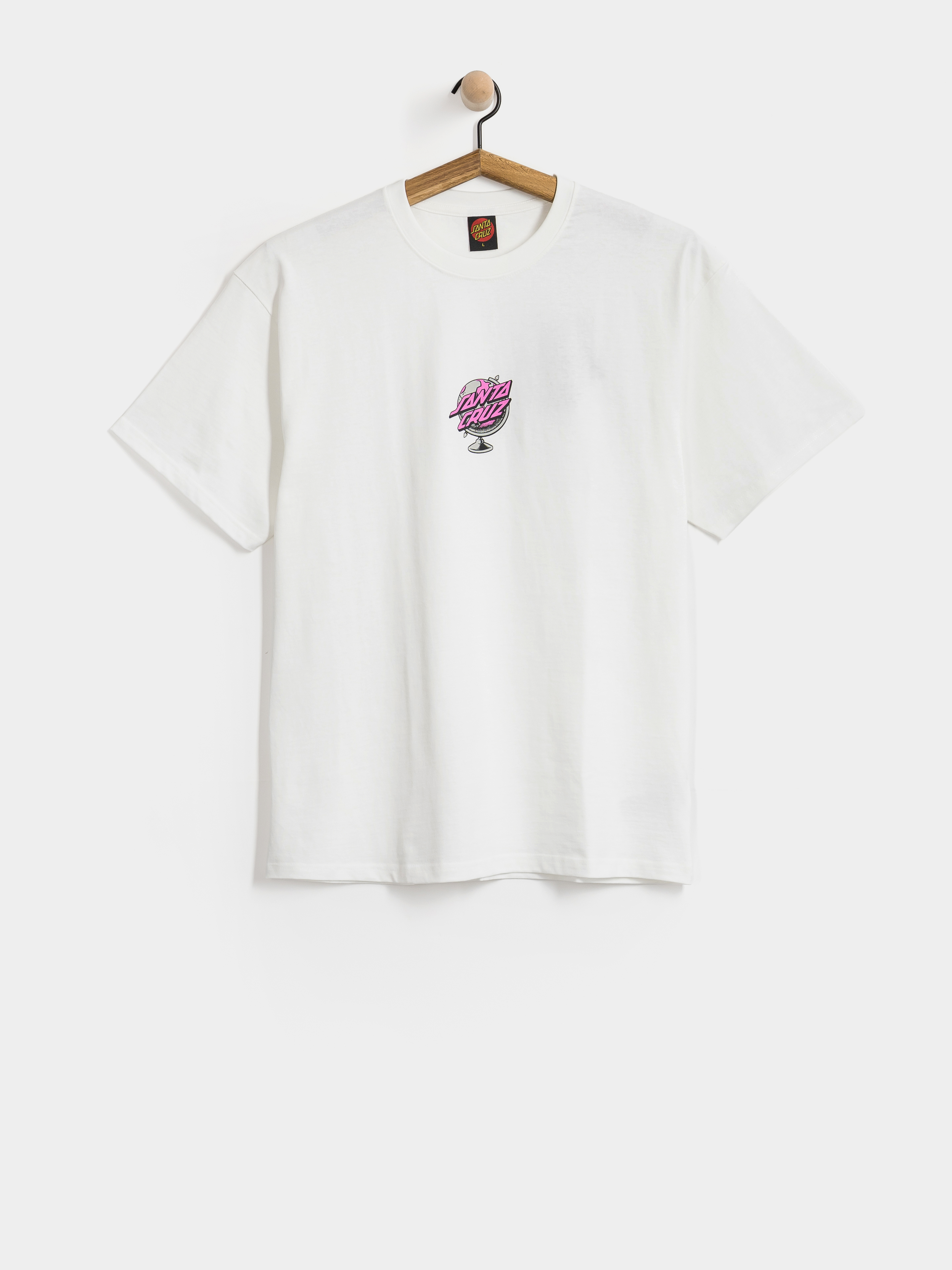 Футболка Santa Cruz Knibbs Cryptic World Centre (white)