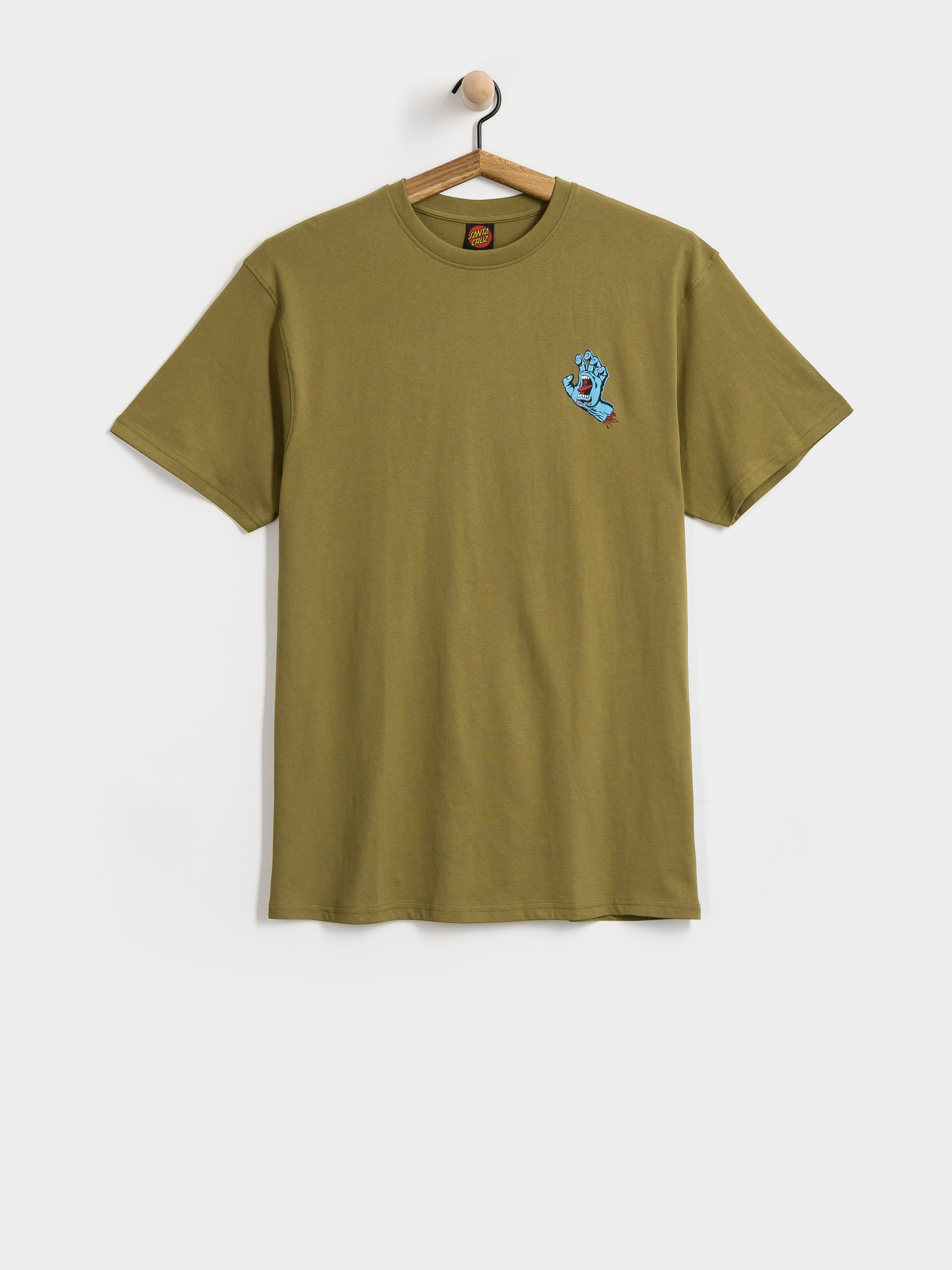 Футболка Santa Cruz Screaming Hand Chest (deep olive)
