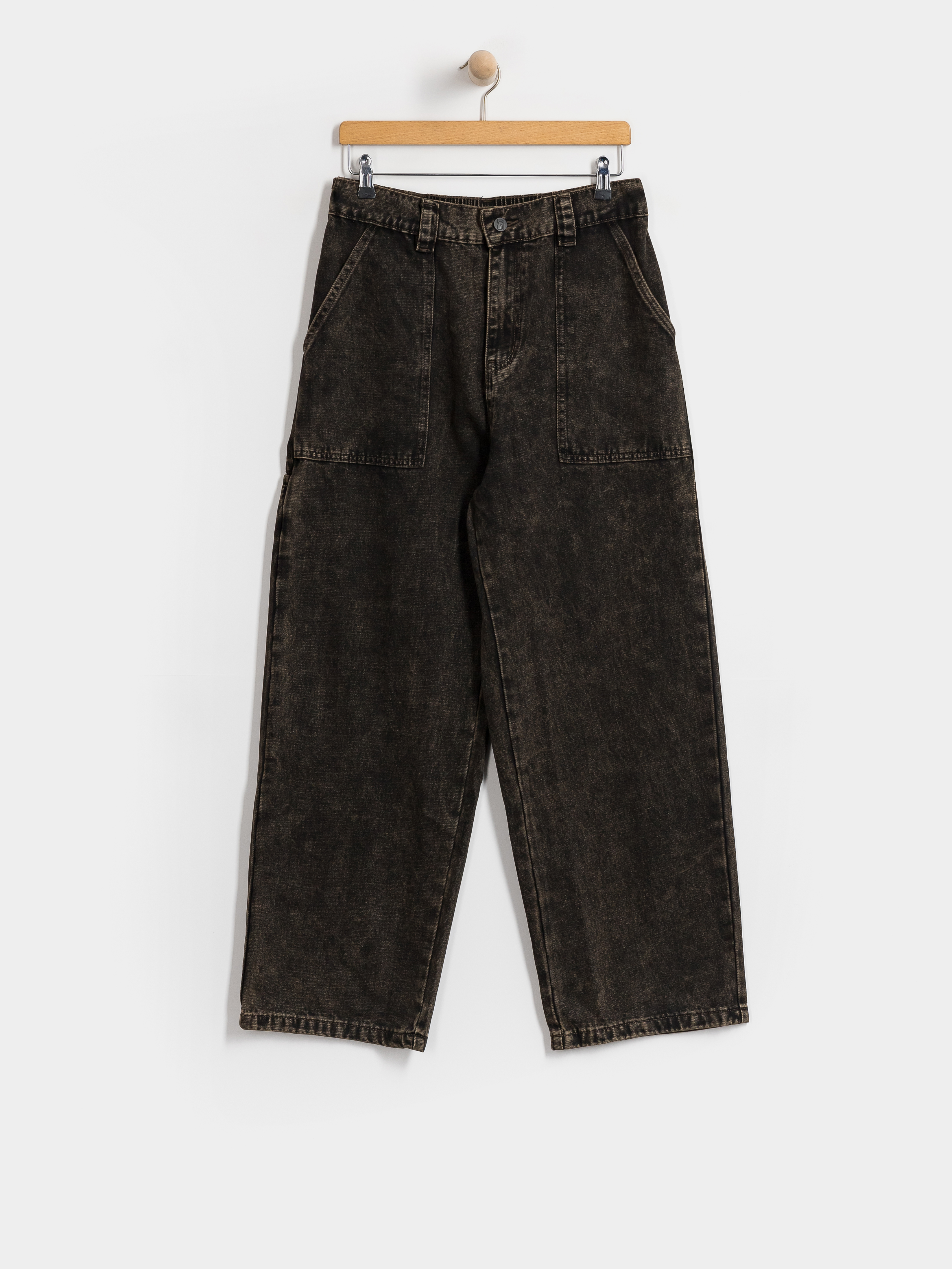 Штани Poetic Collective Painter (brown acid denim wash)