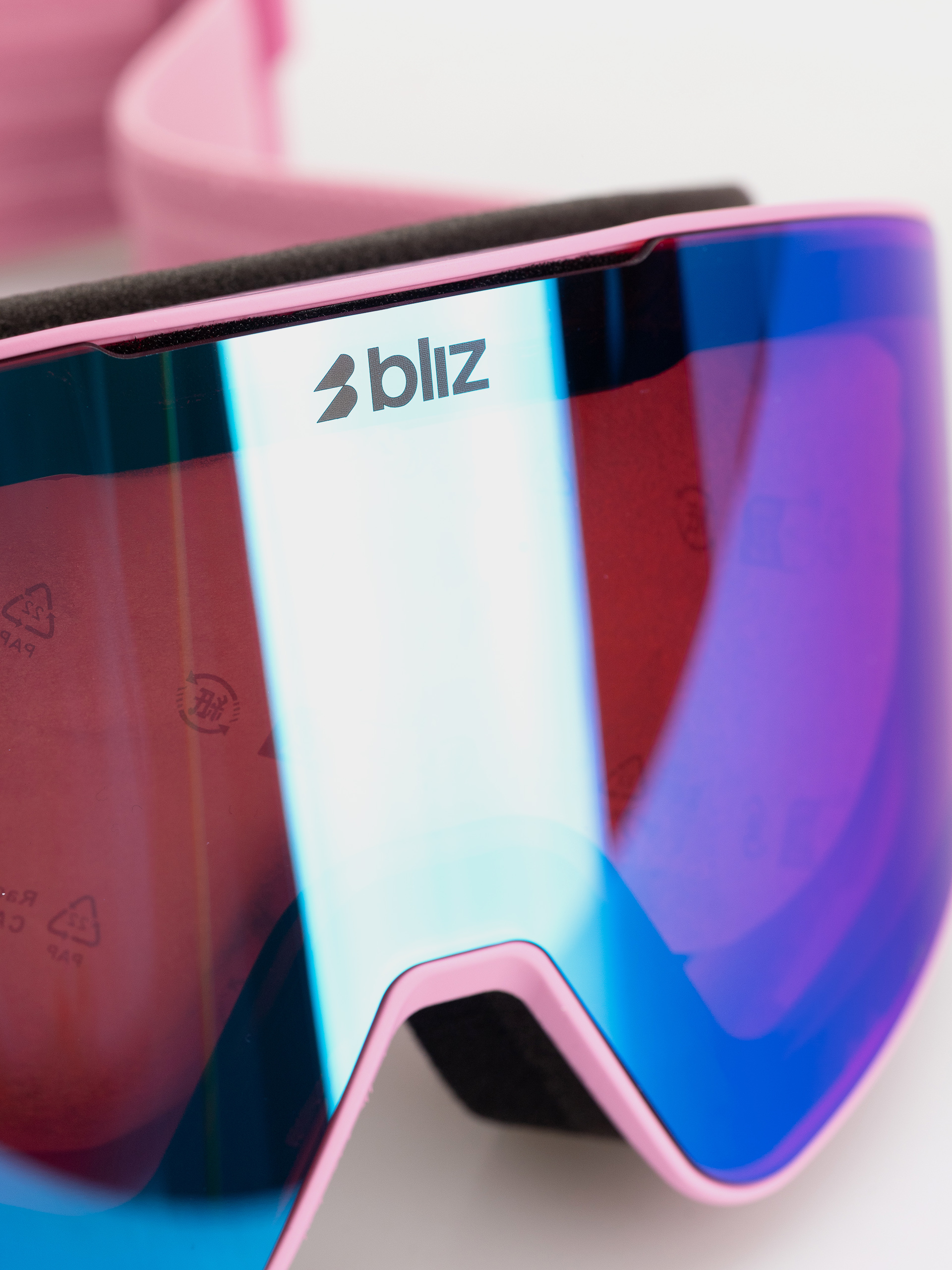 Окуляри для сноуборду Bliz G001S (matte pink/n o n violet&blue)