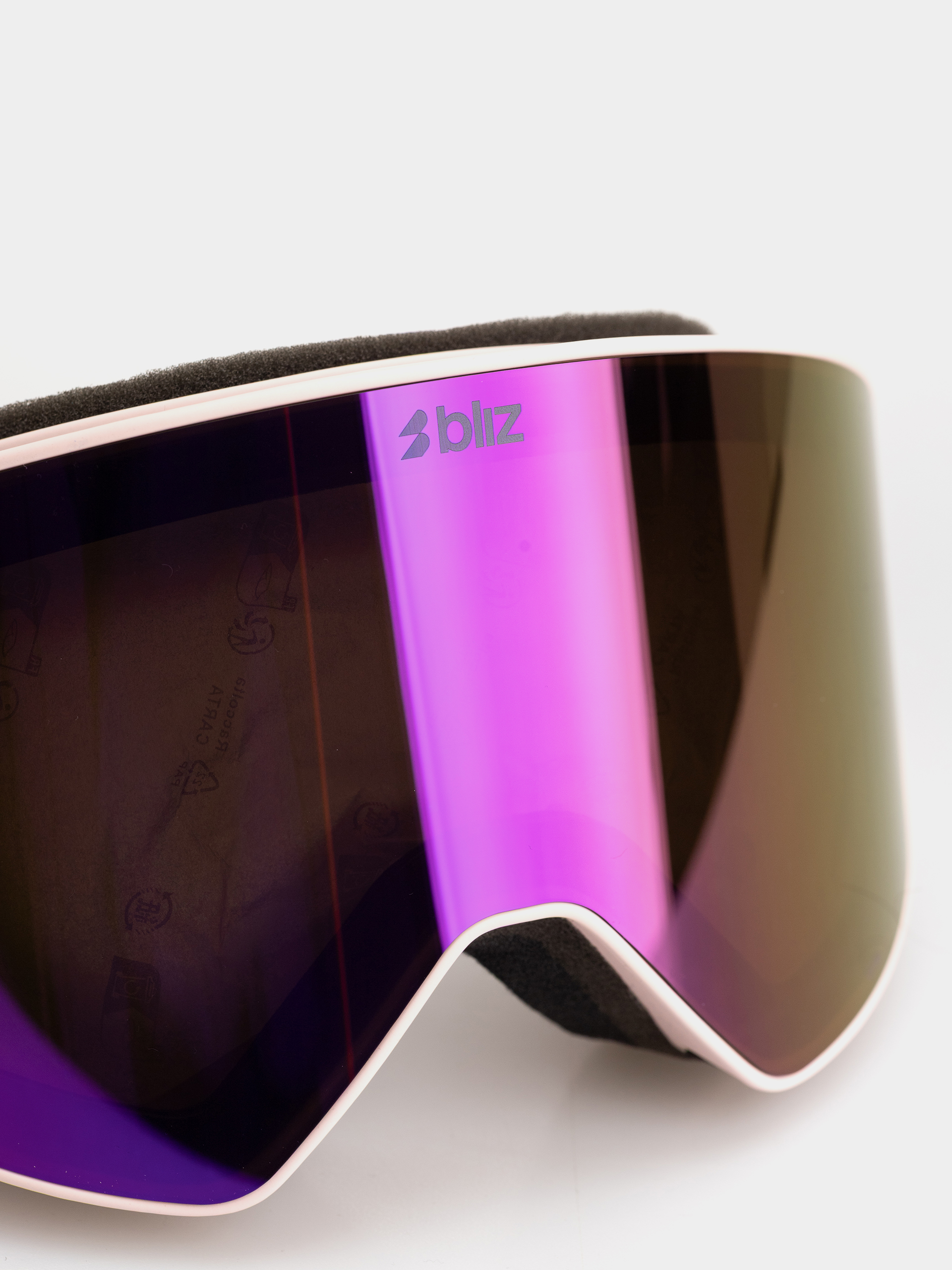 Окуляри для сноуборду Bliz Flow (matte pink/brown w pink multi)