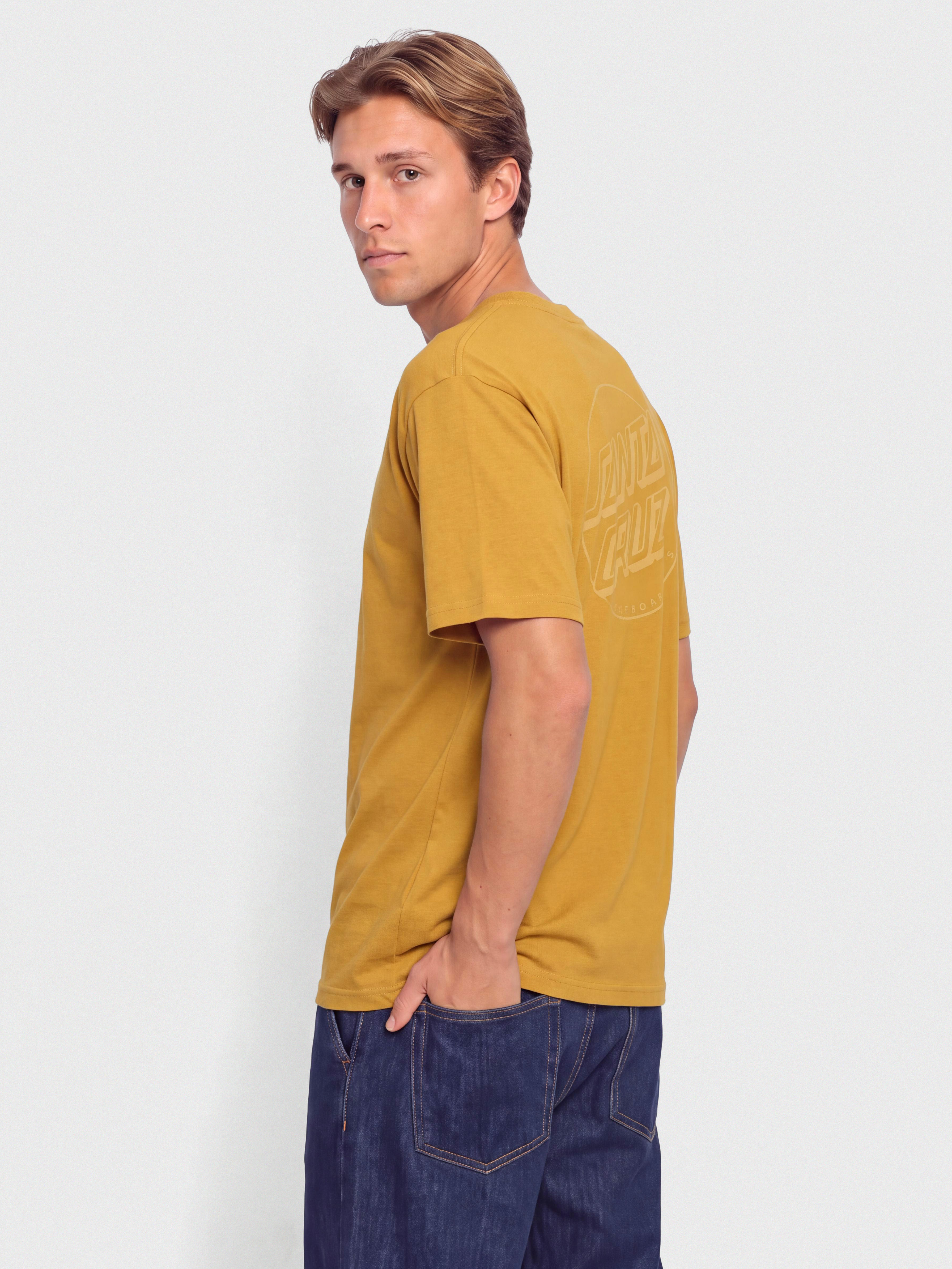 Футболка Santa Cruz Tonal Opus Dot Stripe (bronze)