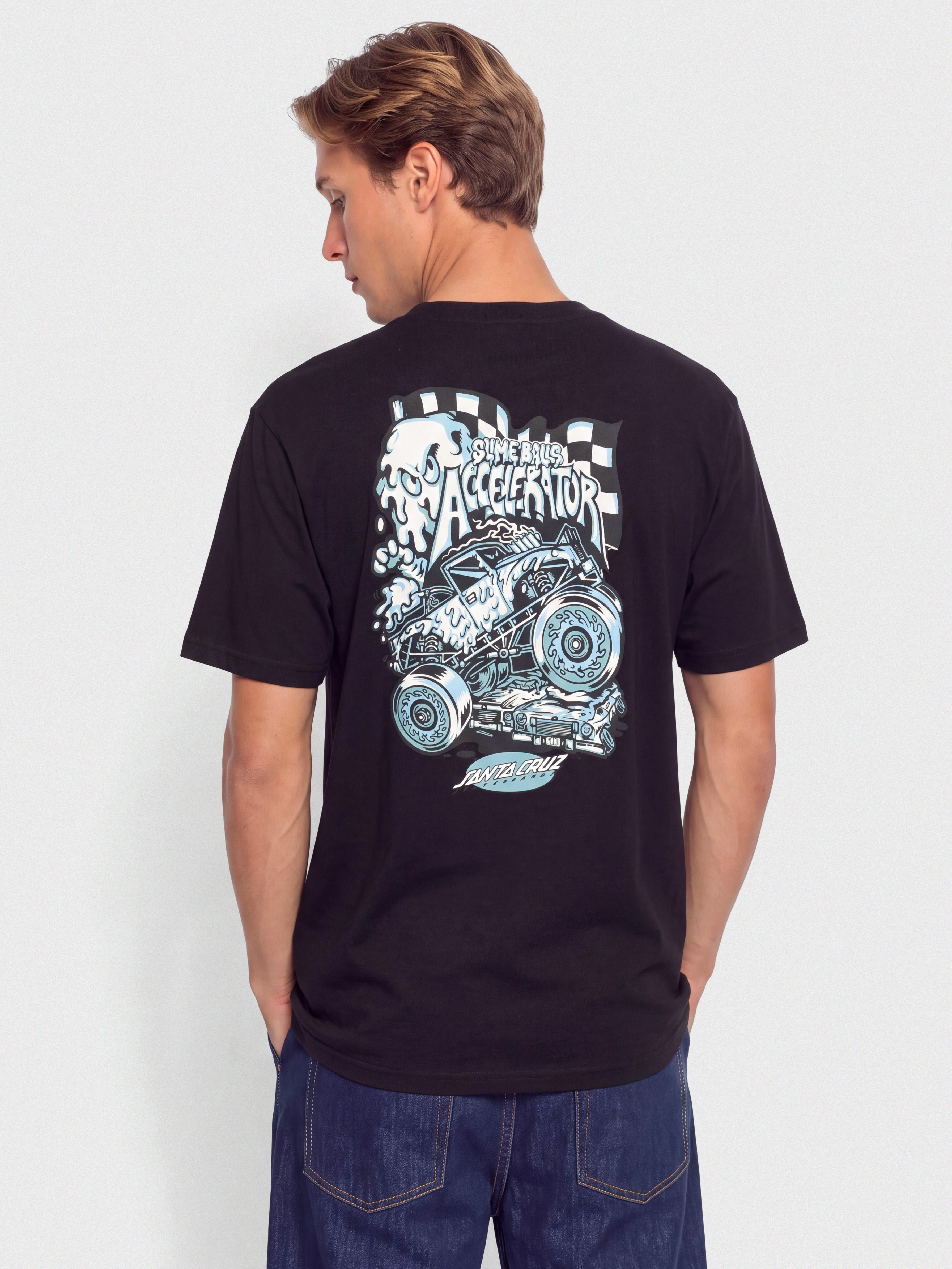Футболка Santa Cruz Slime Balls Accelerator (black)