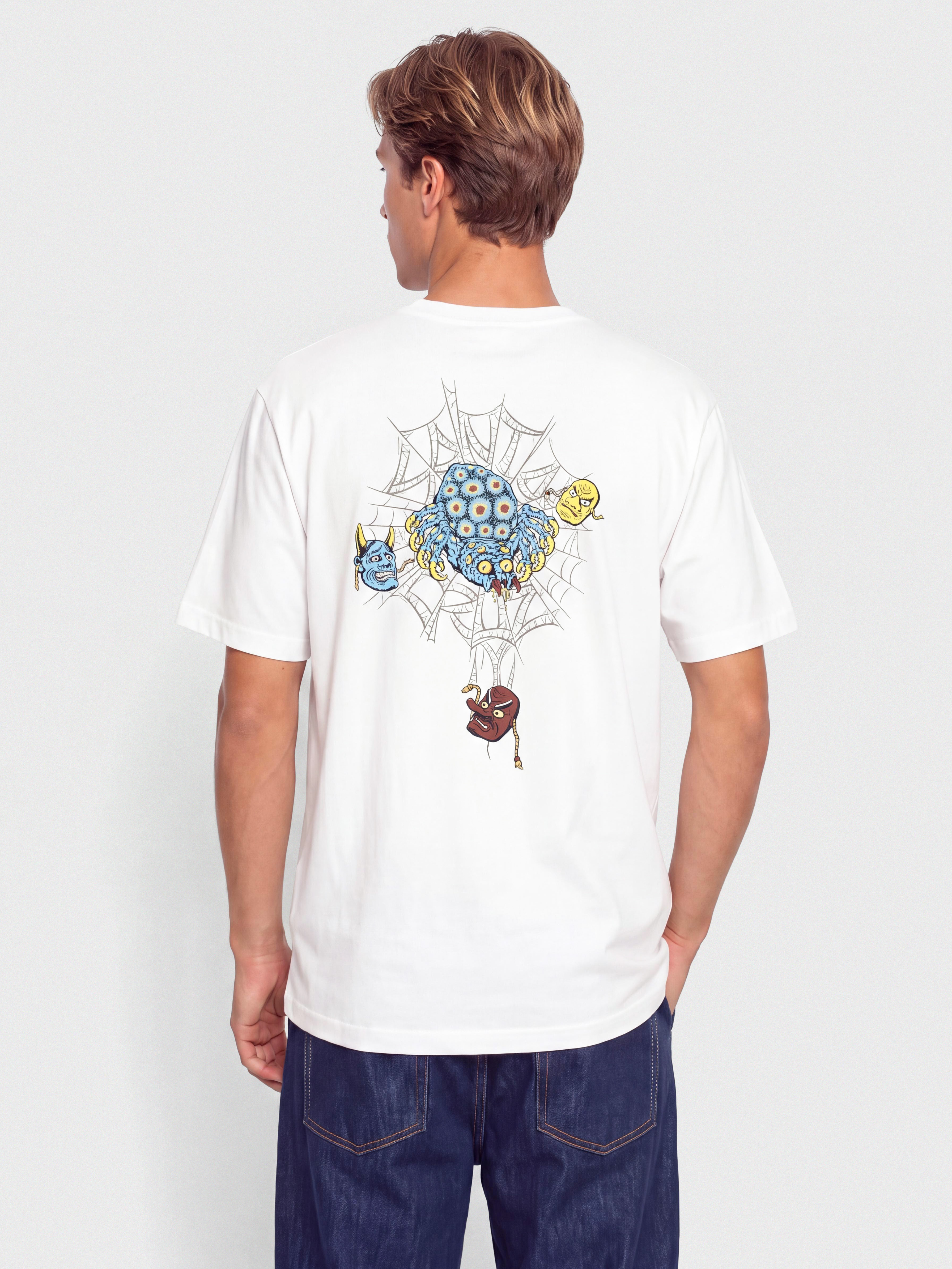 Футболка Santa Cruz Dressen Spider (white)