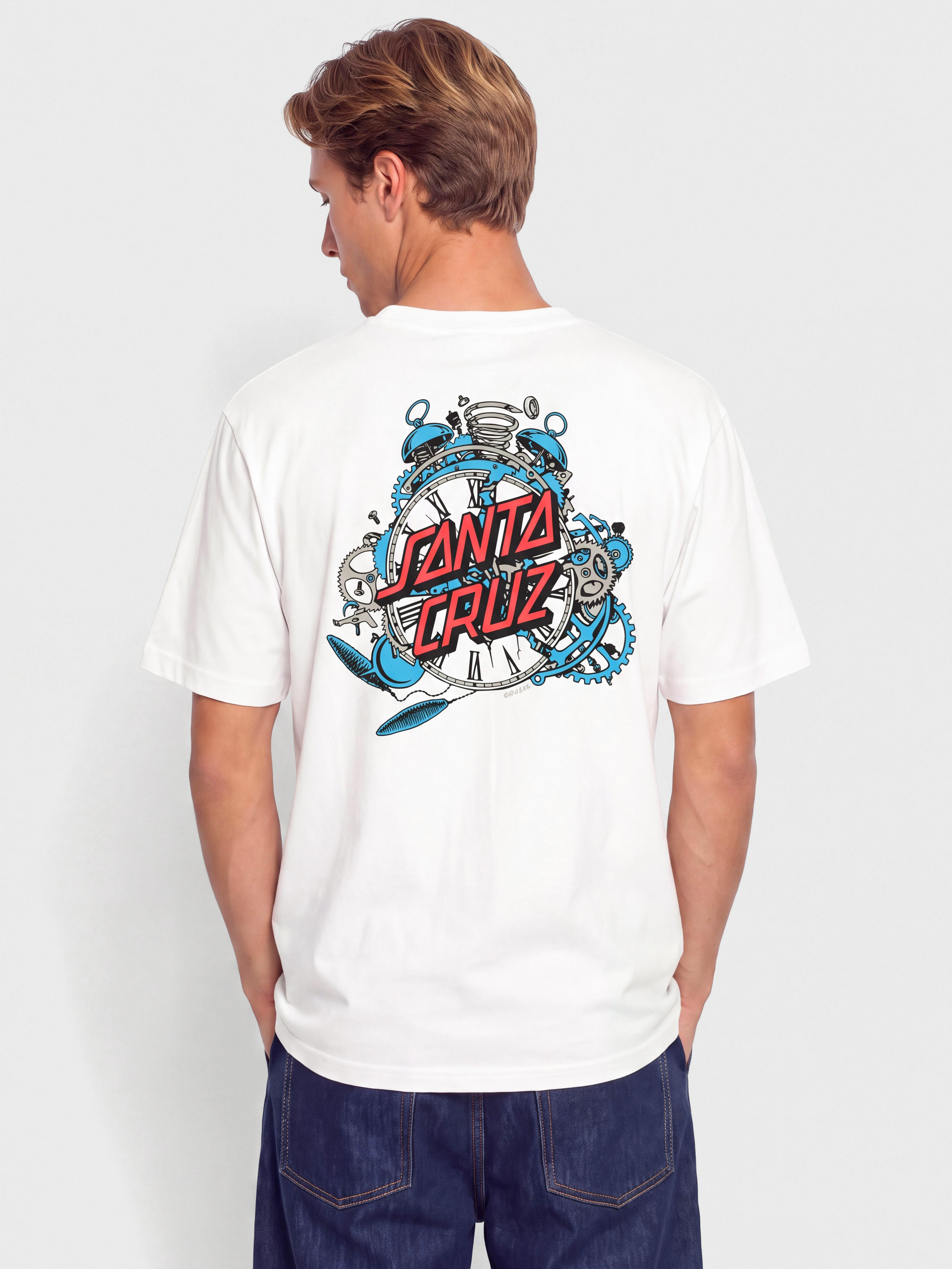 Футболка Santa Cruz Grabke Exploding Dot (white)