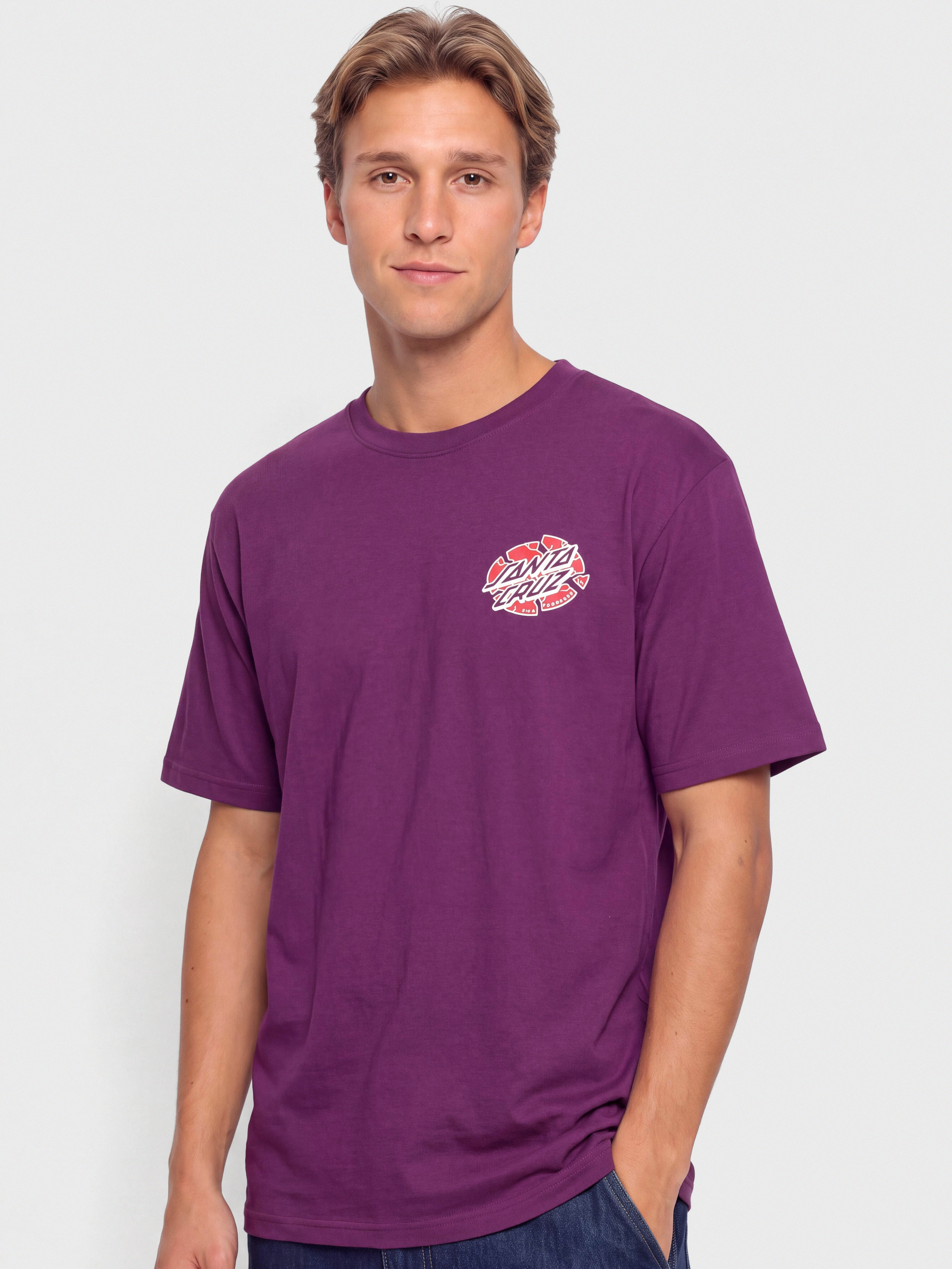 Футболка Santa Cruz Grabke Exploding Dot (fresh purple)