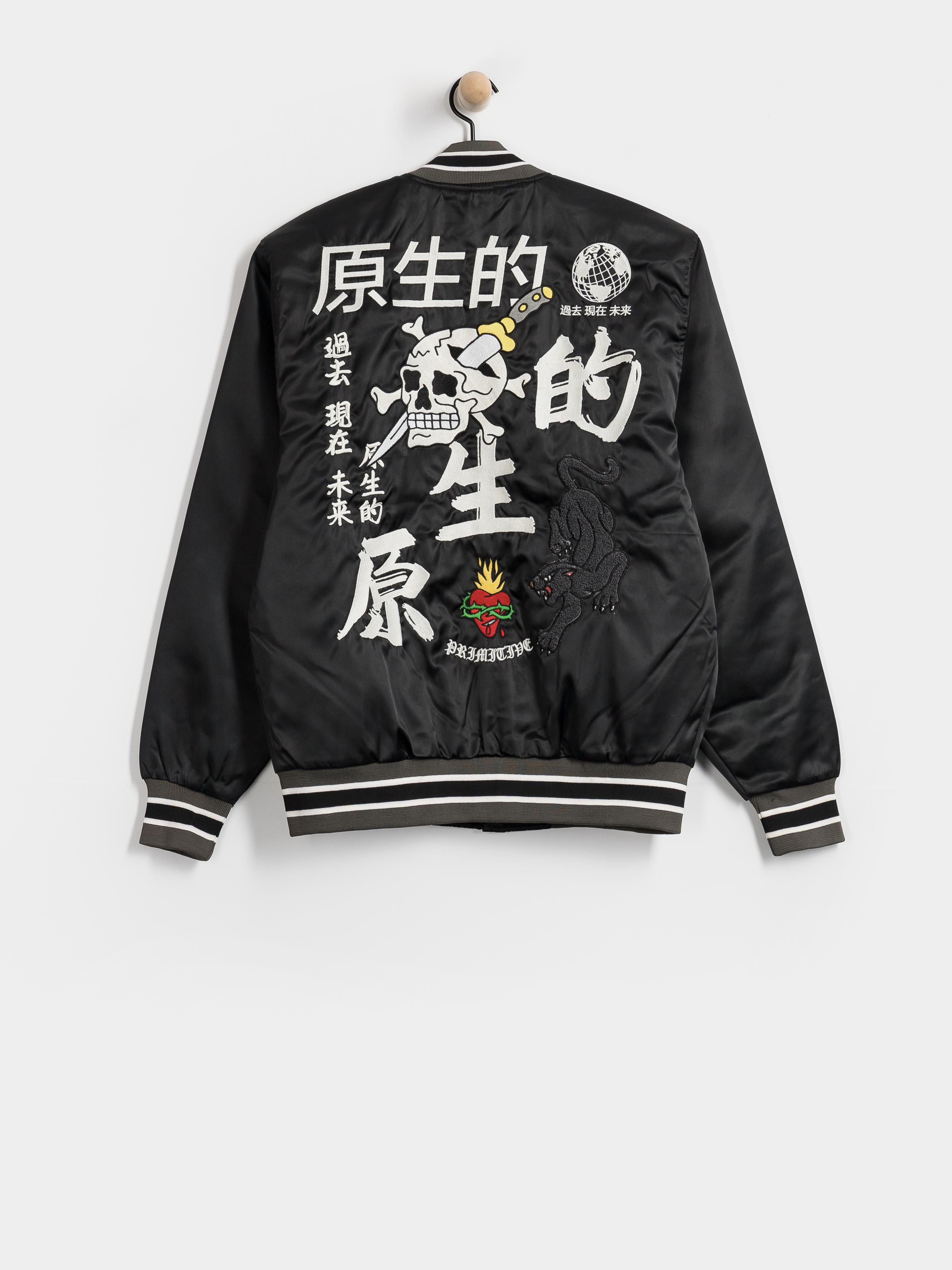 Куртка Primitive Outsider Varsity (black)