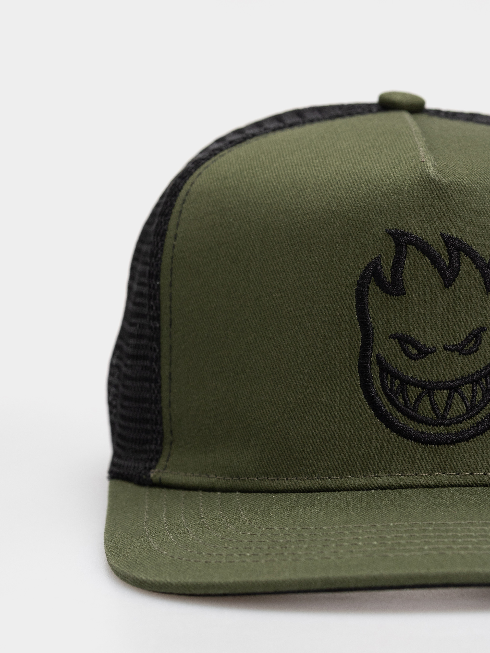 Кепка Spitfire Bighead (olive twill/black mesh)