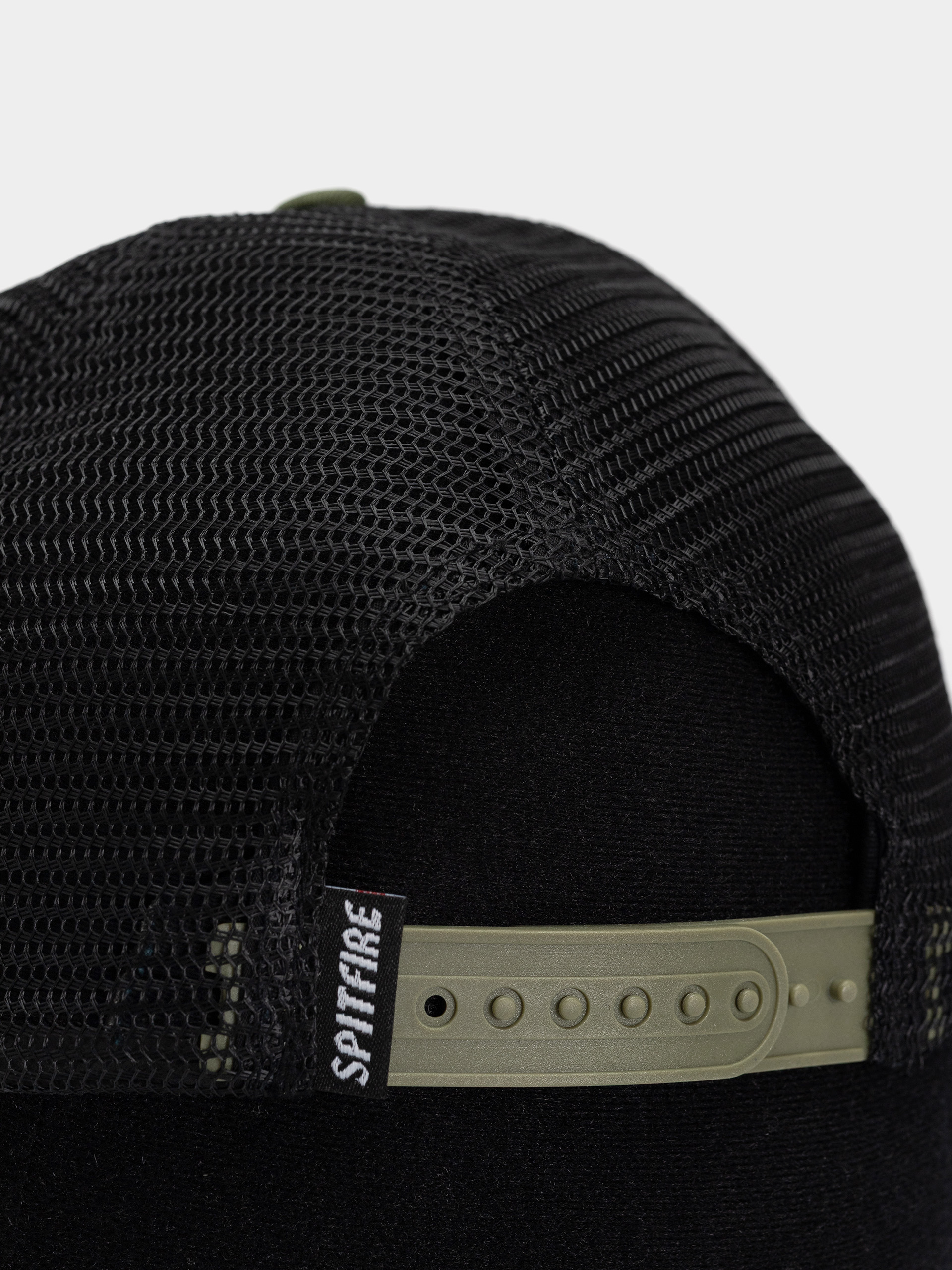 Кепка Spitfire Bighead (olive twill/black mesh)