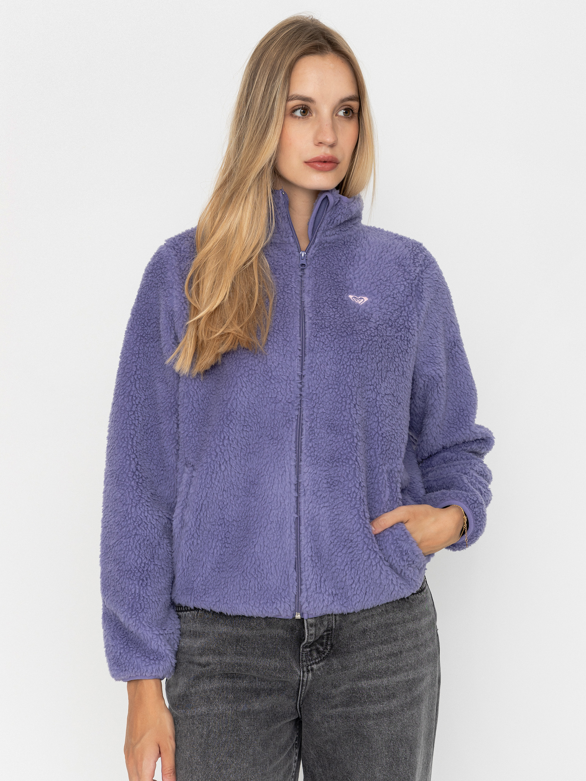 u0424u043bu0456u0441u043eu0432u0438u0439 u0441u0432u0435u0442u0440 Roxy Waves Of Warmth Zippered Wmn (twilight purple)