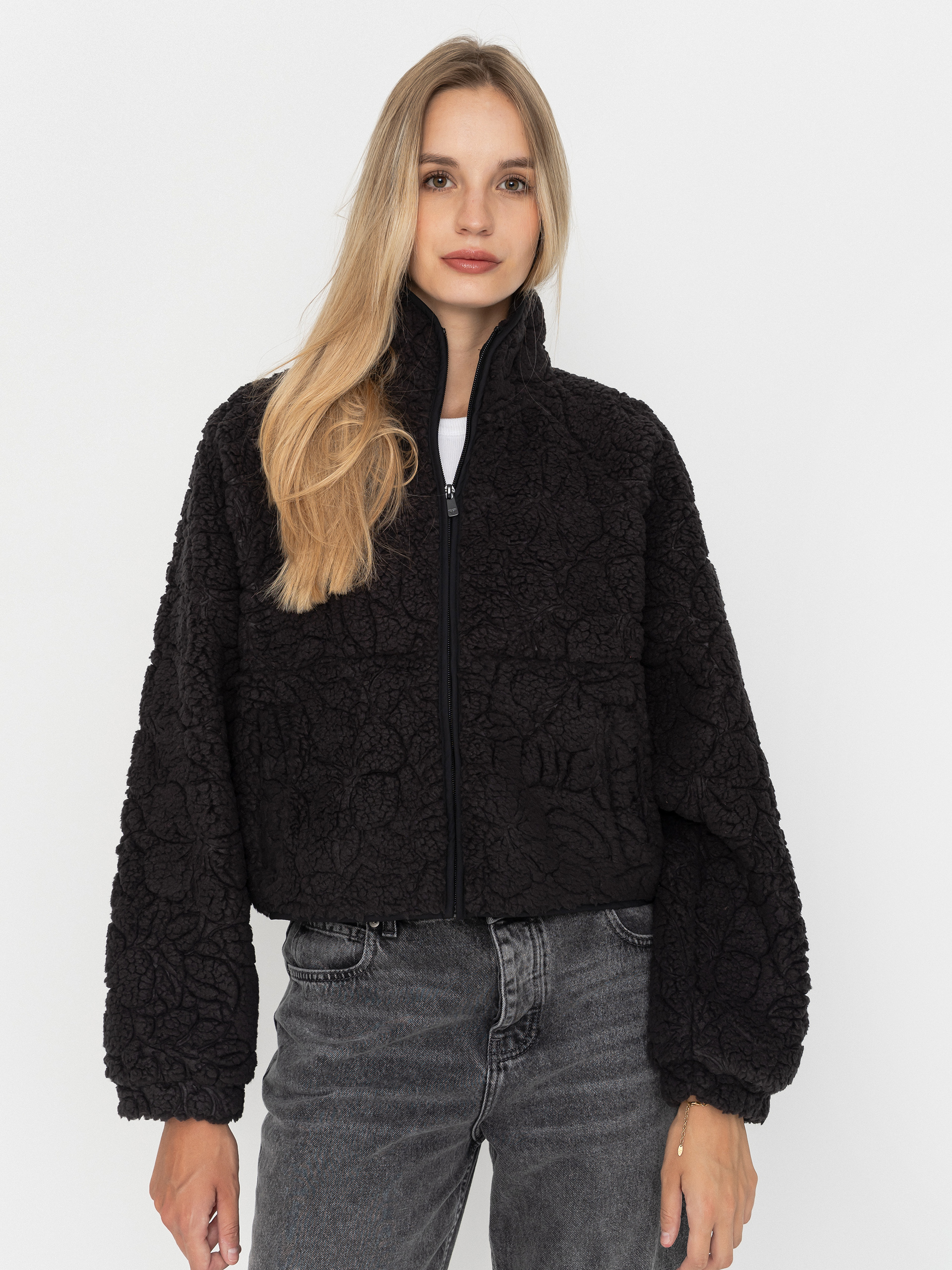 Флісовий светр Roxy Blurry Cloud Wmn (anthracite outline mo)