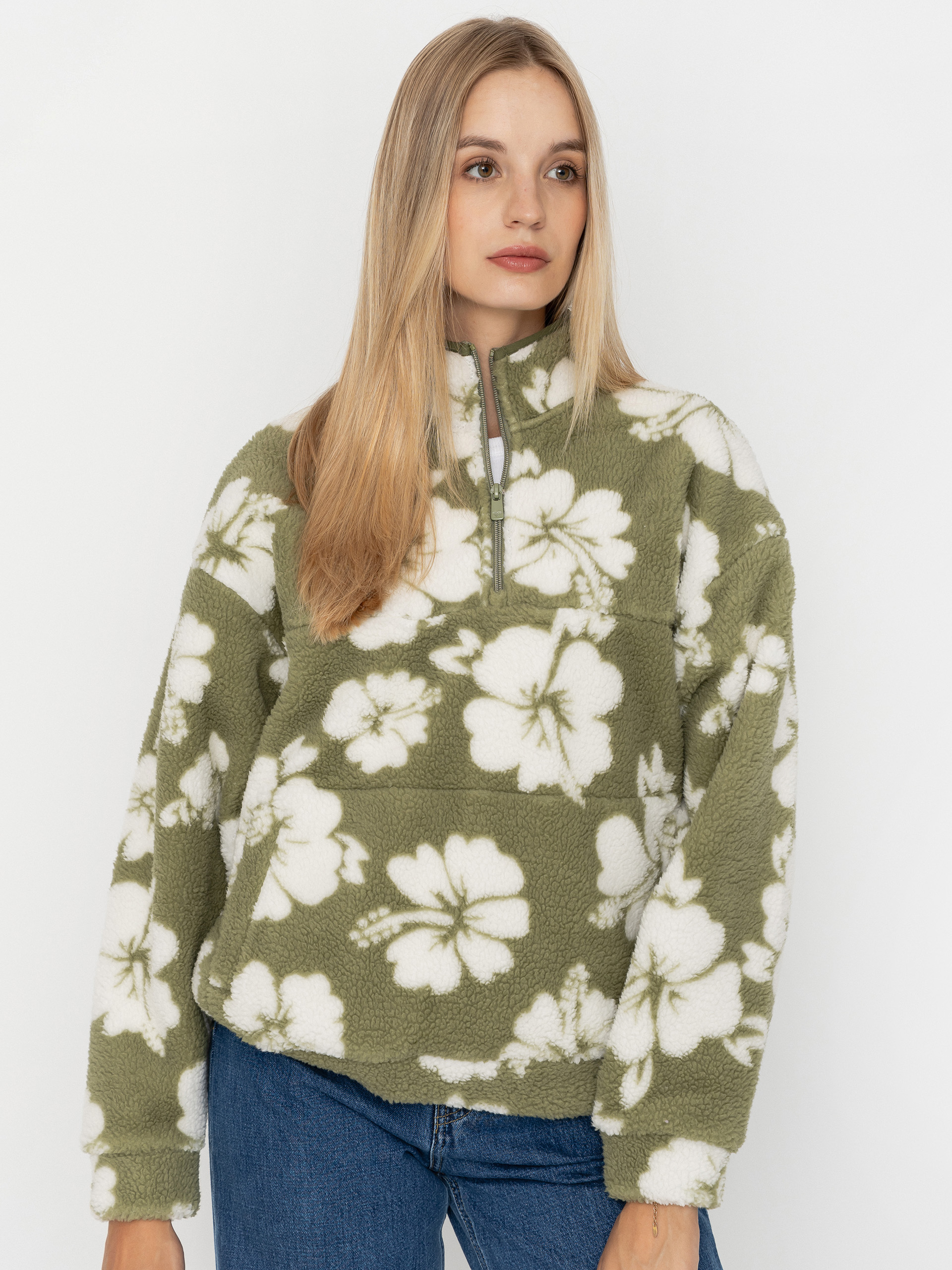 u0424u043bu0456u0441u043eu0432u0438u0439 u0441u0432u0435u0442u0440 Roxy Jive Talking Bonded Wmn (oil green hippy bico)
