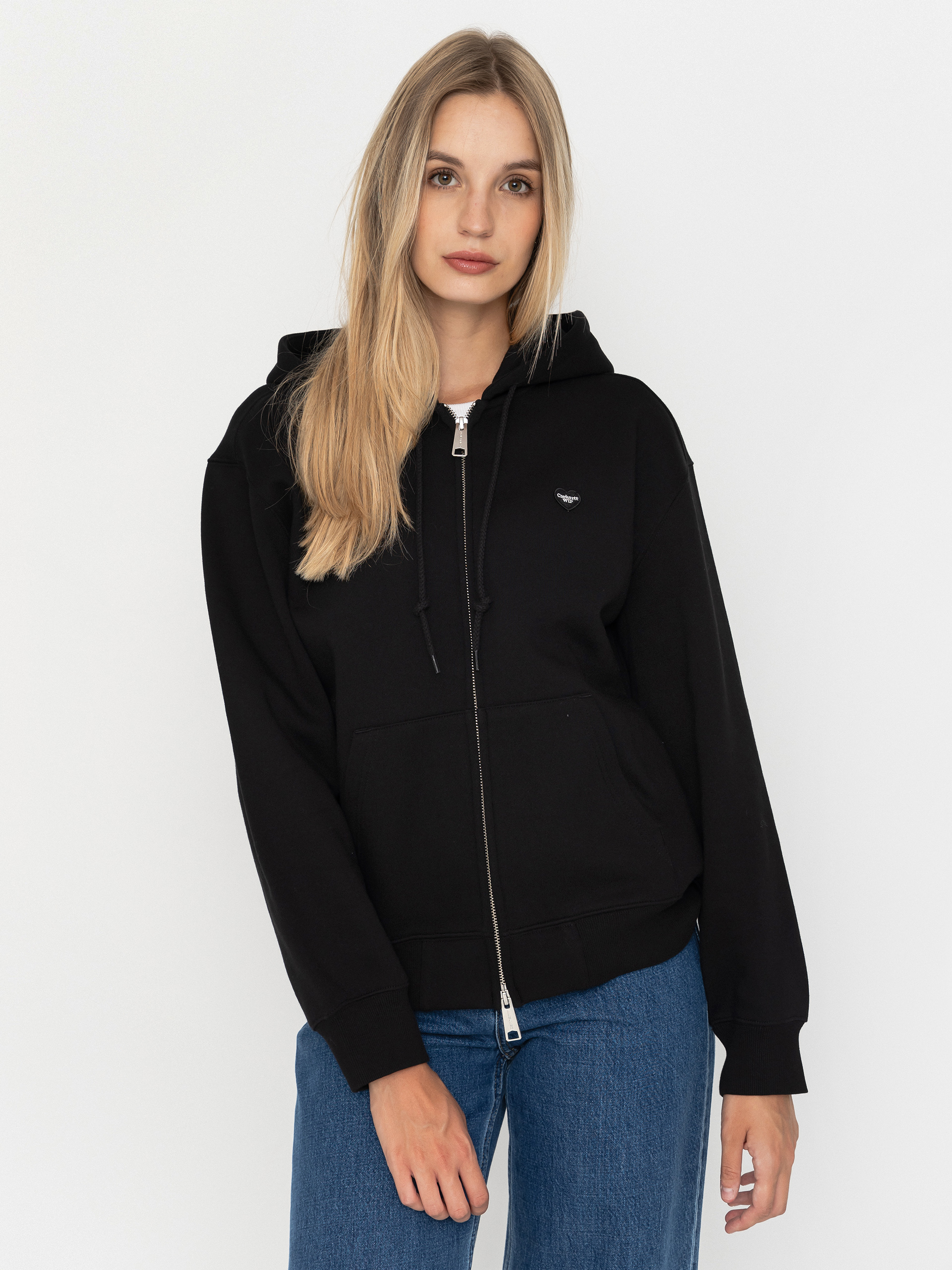 u0425u0443u0434u0456 Carhartt WIP Small Heart Patch ZHD Wmn (black/black)