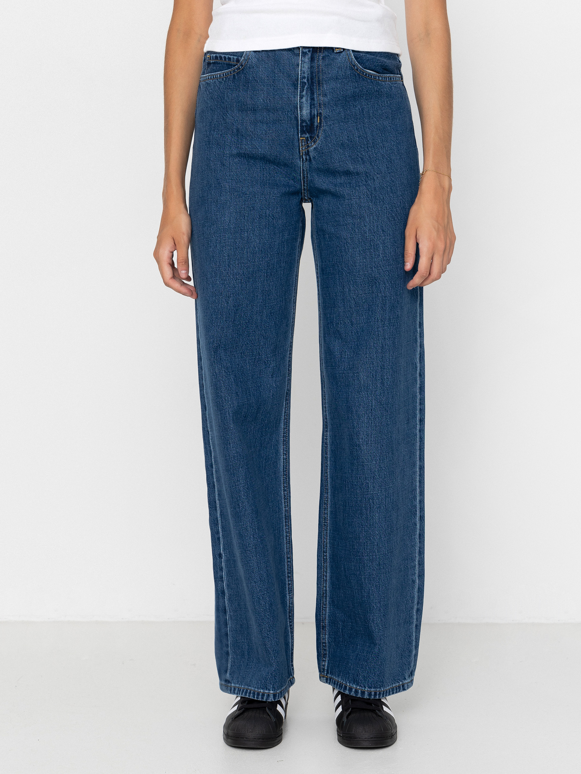 Штани Carhartt WIP Jane Wmn (blue/heavy stone wash)