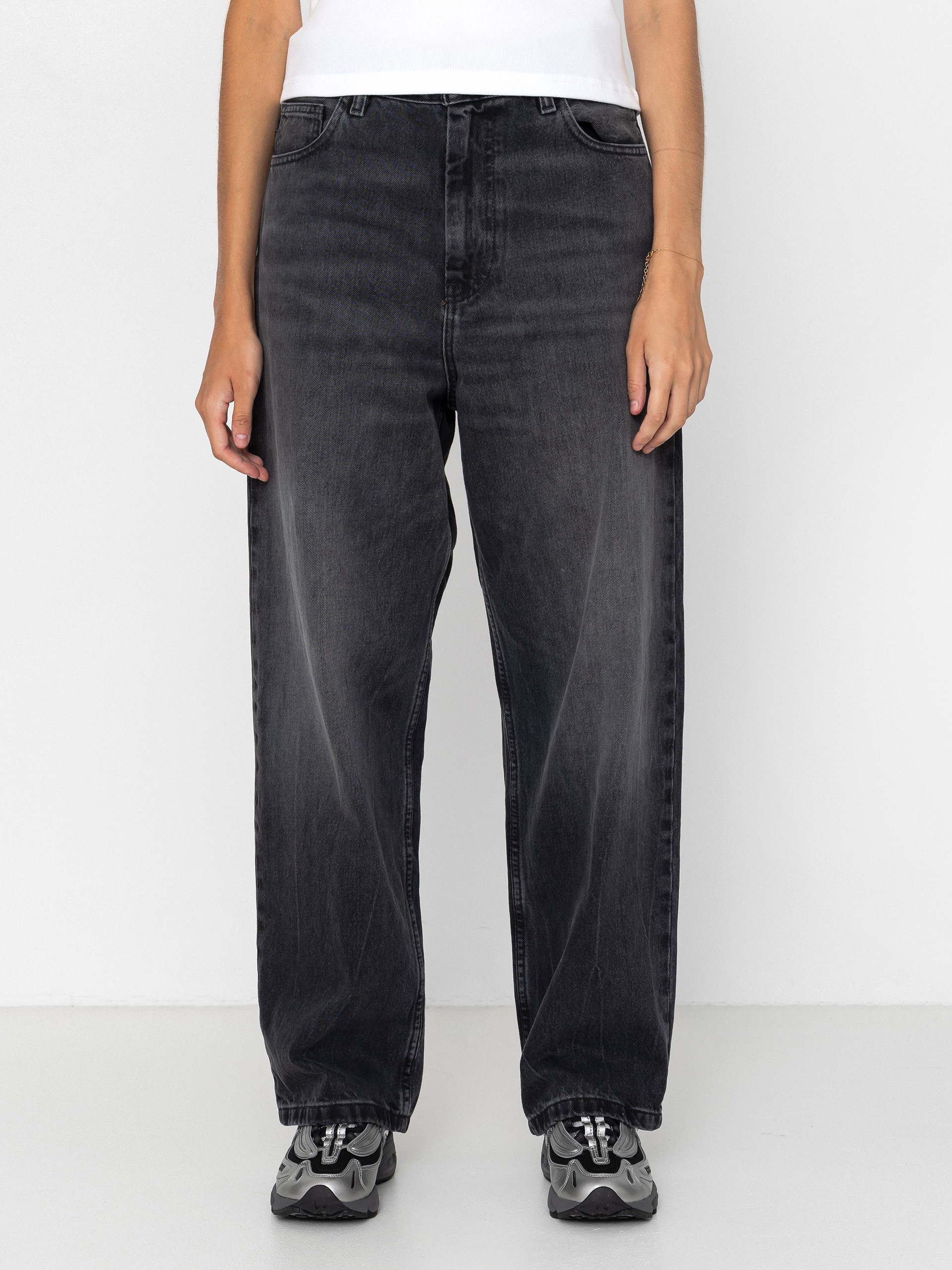 Штани Carhartt WIP Brandon Wmn (black/marble used wash)