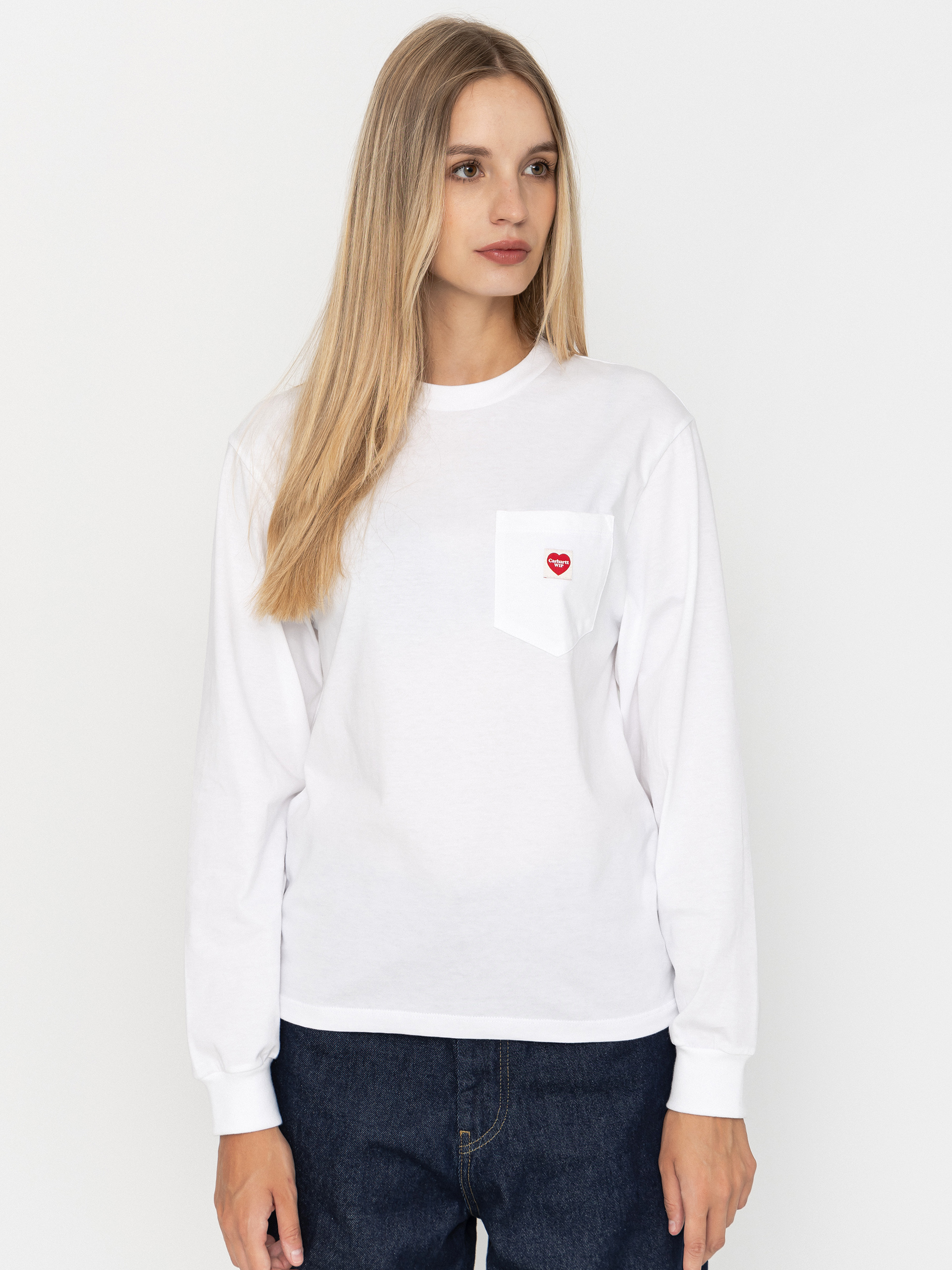 Лонгслів Carhartt WIP Pocket Small Heart Wmn