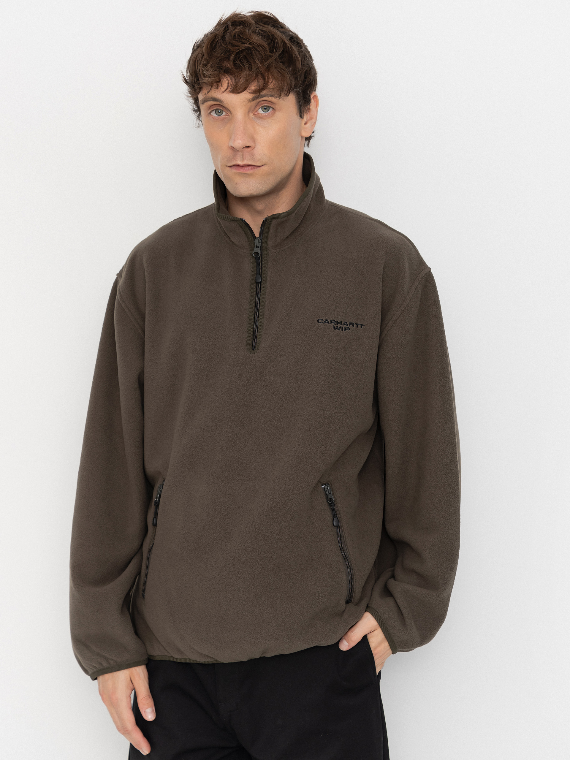 Флісовий светр Carhartt WIP Edmore Half Zip