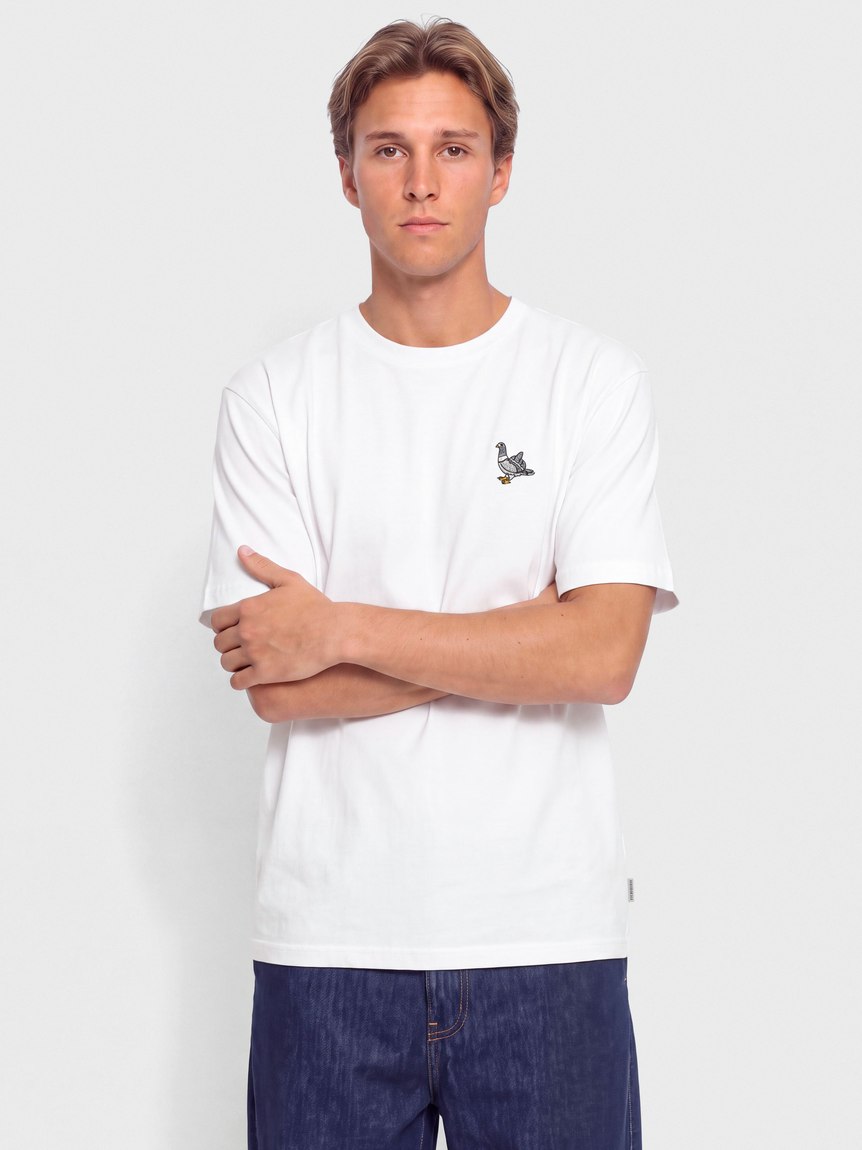 Футболка Iriedaily Pigeon Finger (white)
