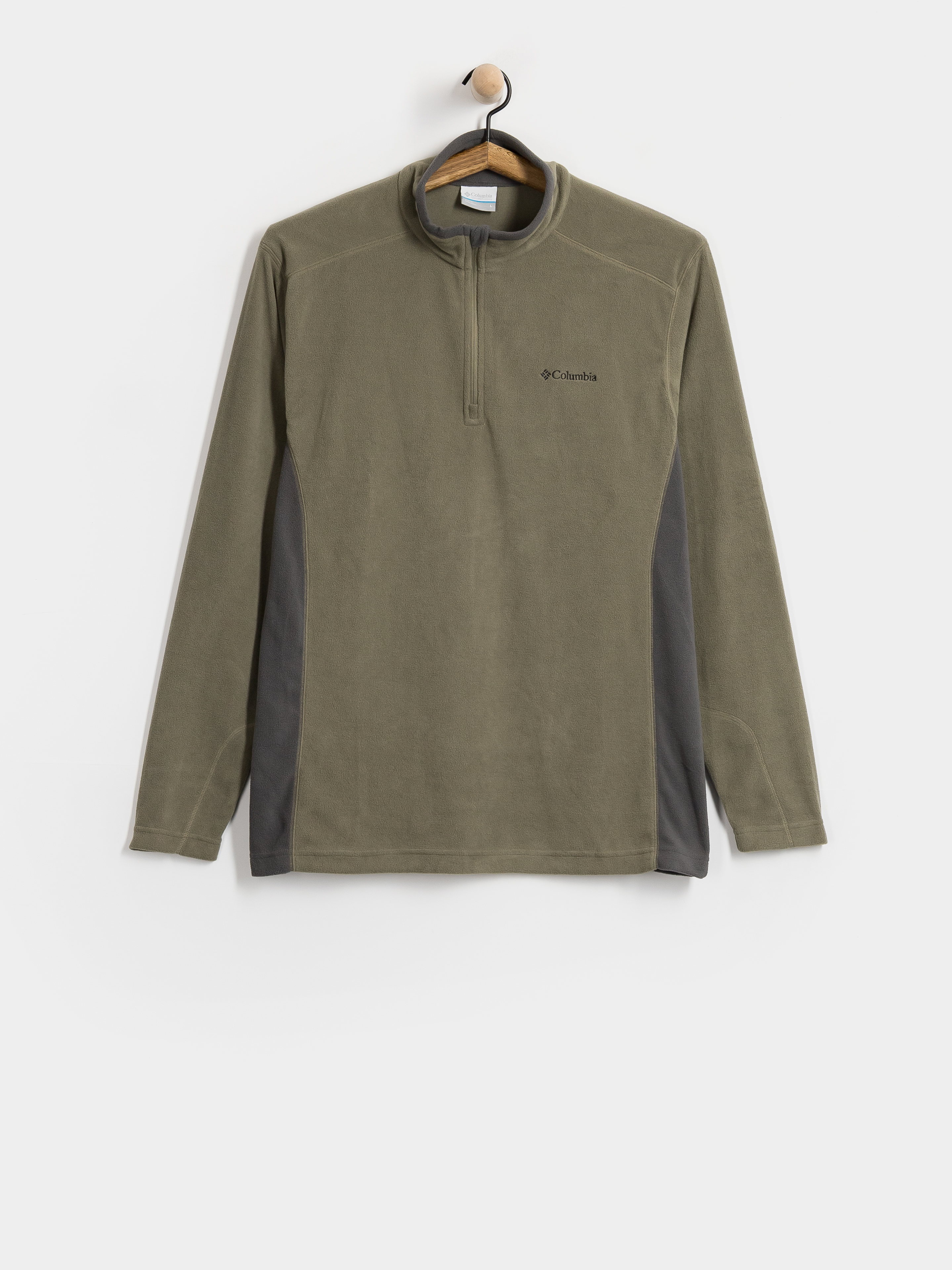 Чоловічий Флісовий светр Columbia Klamath Range II Half Zip (stone green/shark)