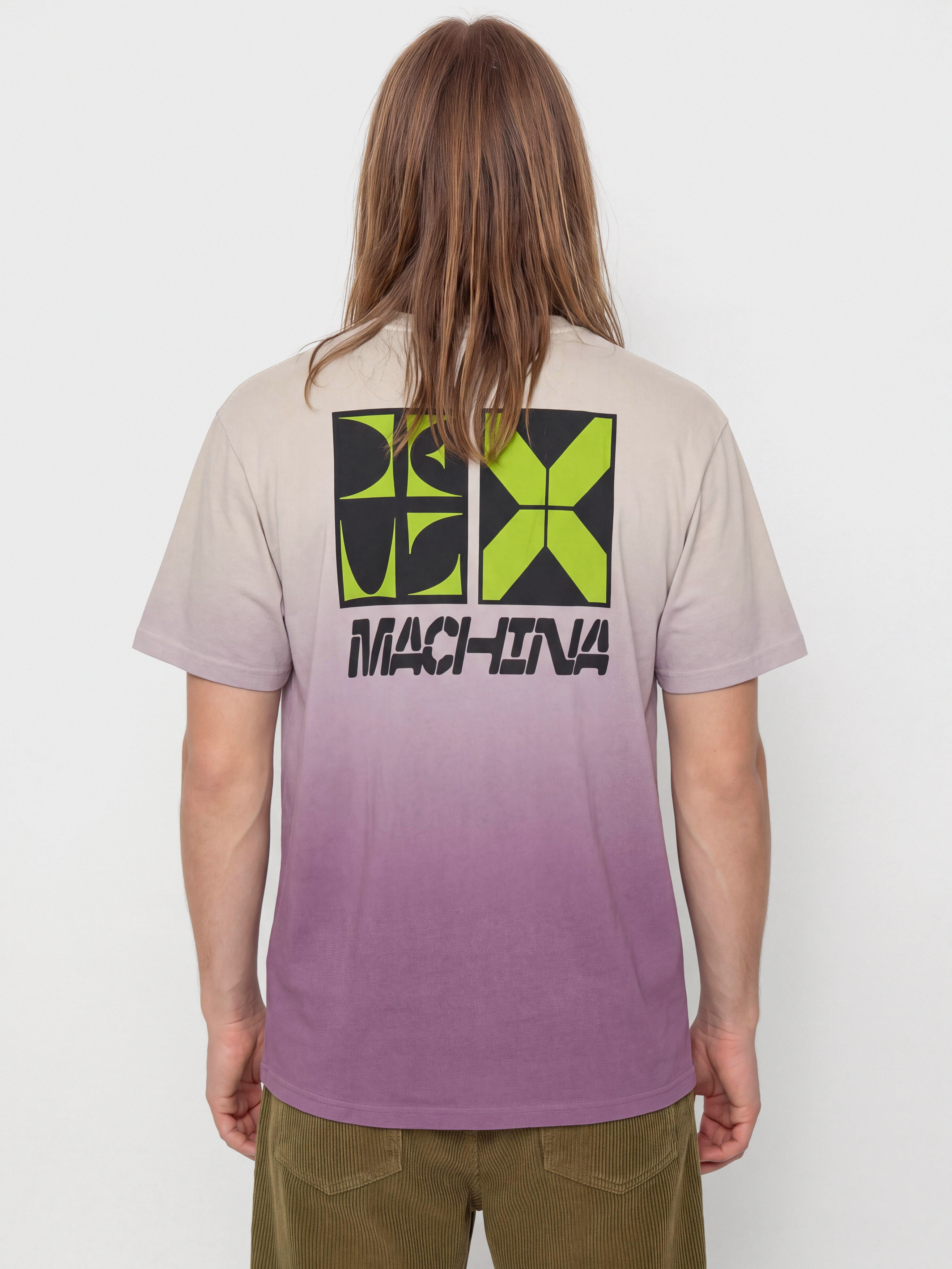 Футболка Deus Ex Machina Refractor (grape gradient)
