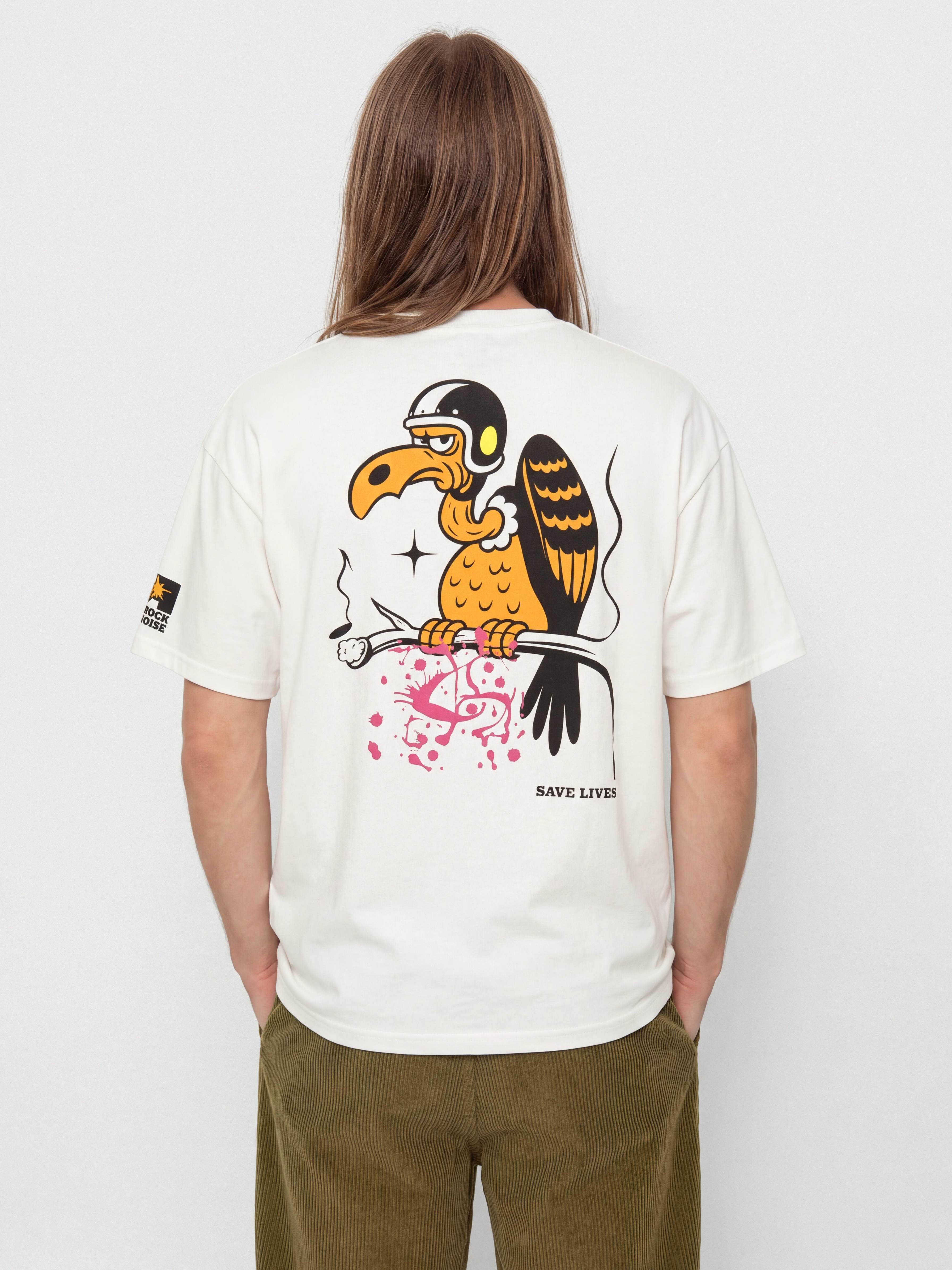 Футболка Deus Ex Machina Turpentine Os (vintage white)